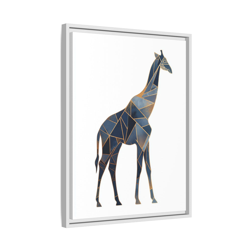 Geometric Giraffe Framed Print : Polygonal Wildlife Art, Modern Mosaic Design   |  Personalized & Custom Orders Available