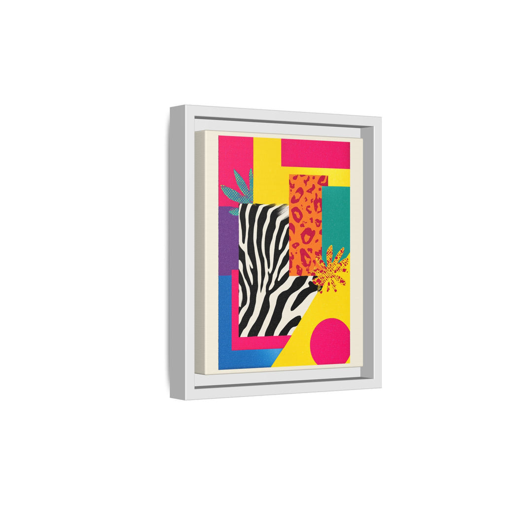 Zebra Stripes & Leopard Spots: 80s Pop Art Design, Memphis Style Graphic, Geometric Color Block Pattern   |   Custom Orders Accepted