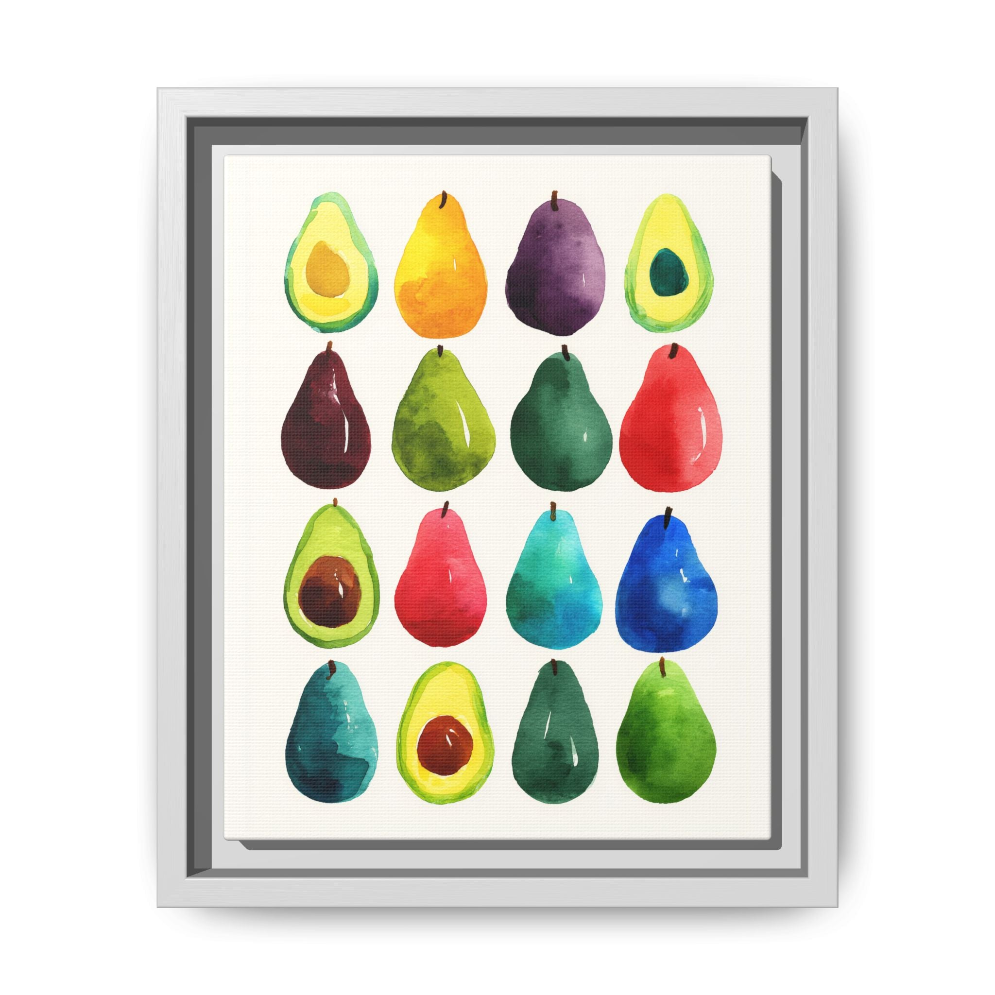 Copy of Colorful Chili Pepper Framed Canvas Print — Vibrant Kitchen Wall Art