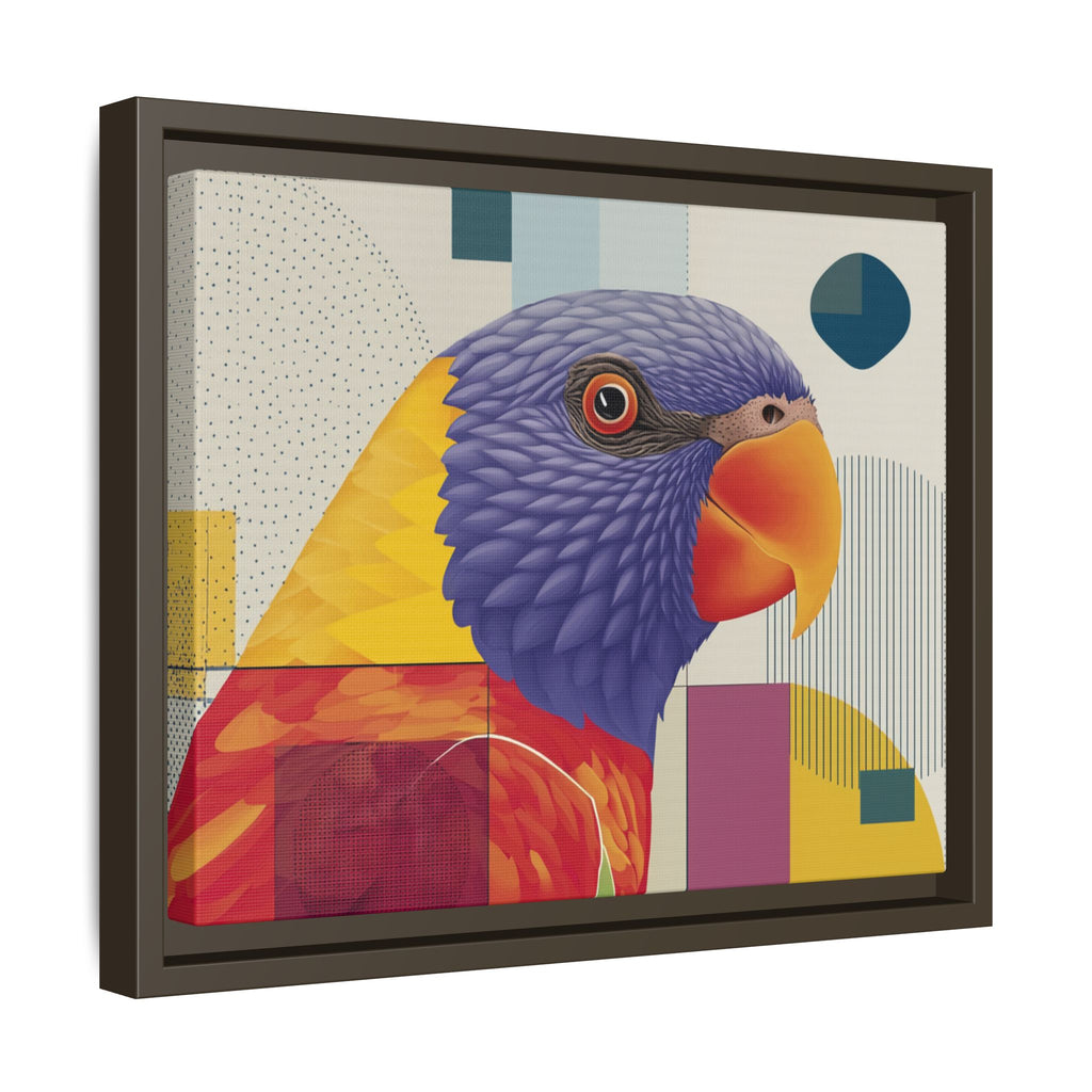 Geometric Parrot: Abstract Wildlife Art, Modern Color Block Design   |  Personalized & Custom Orders Available
