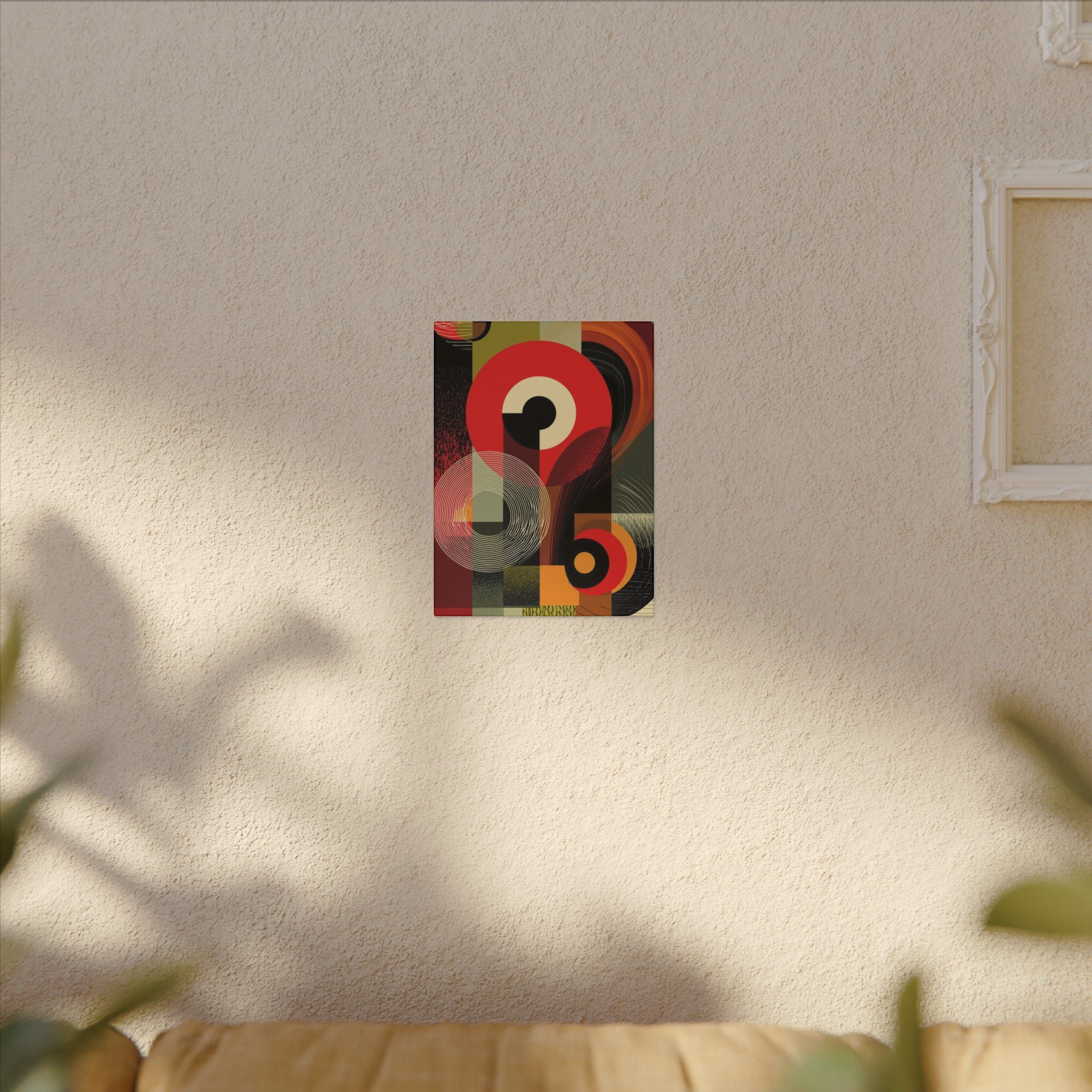 Geometric Convergence: Mid-Century Modern Abstract, Constructivist Design Principles, Bold Chromatic Composition   |   Custom Orders