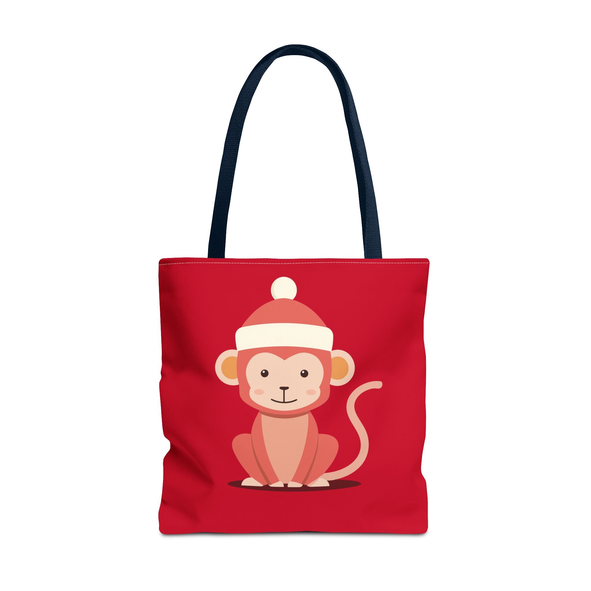 Cute Monkey Tote Bag for Kids, Christmas Gift, Reusable Shopping Bag, Fun Animal Design, Cute Holiday Accessory