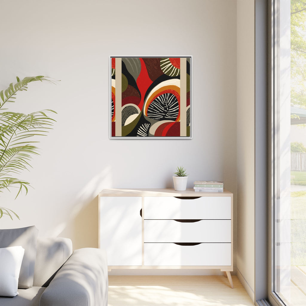 Geometric Rhythm: Abstract Composition, Mid-Century Modern Art, Radial Design Inspiration   |   Custom Orders Accepted