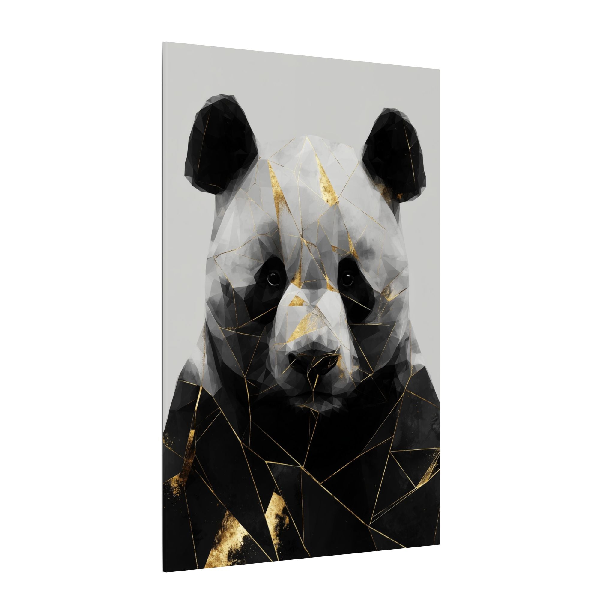 Fractal Panda: Geometric Wildlife Art, Polygonal Portrait, Modern Digital Design   |  Personalized & Custom Orders Available