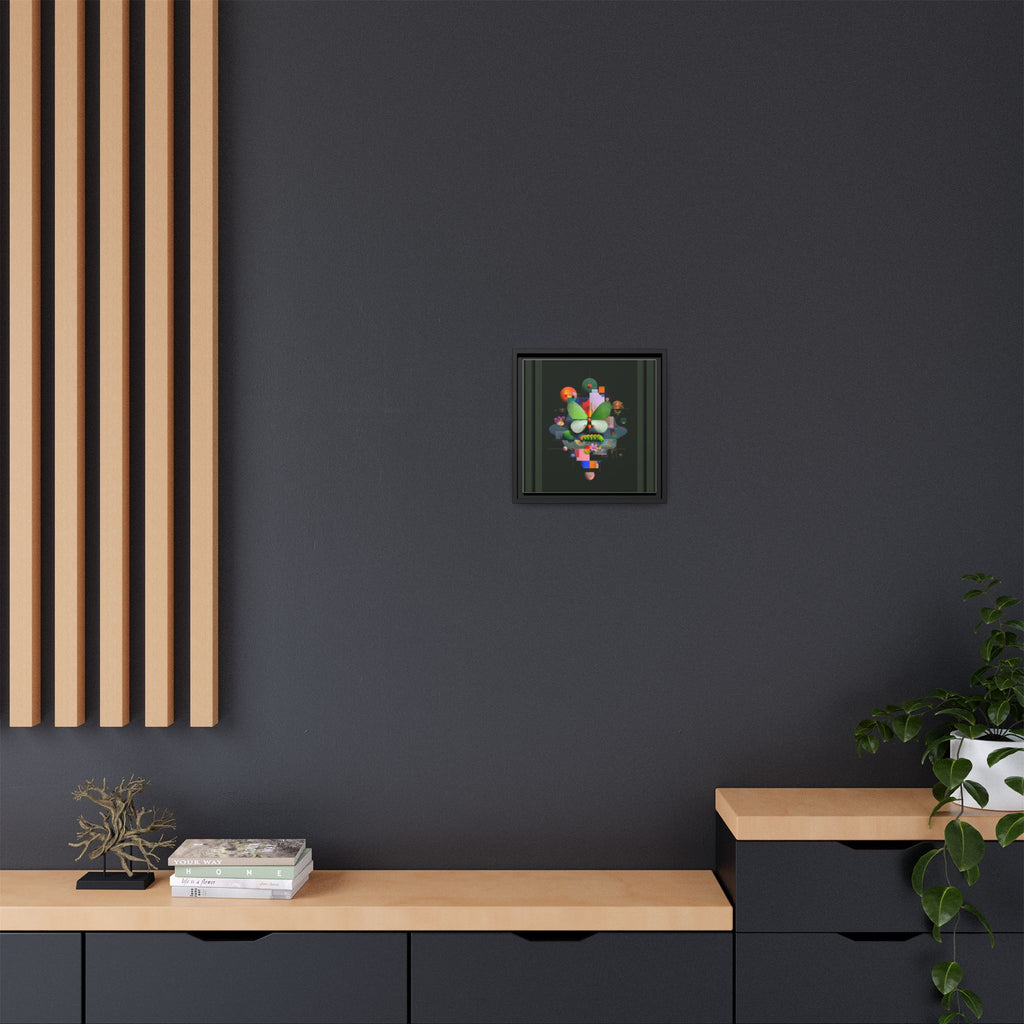Metamorphosis Geometry Framed Print : Digital Nature Synthesis, Butterfly Abstraction   |  Personalized & Custom Orders Available