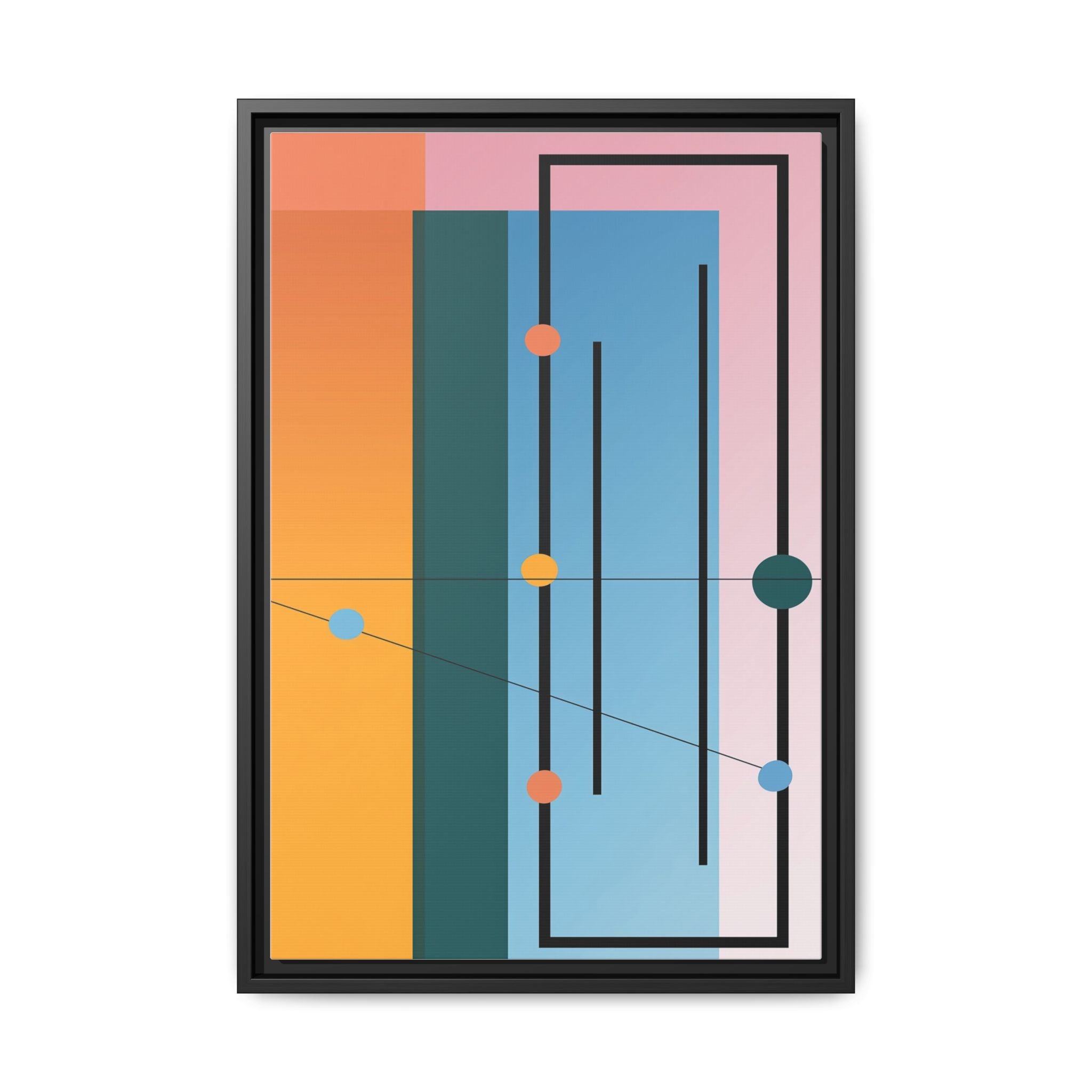 Geometric Harmony: Constructivist Color Planes, Modernist Composition, Abstract Spatial Rhythm   |   Custom Orders Accepted