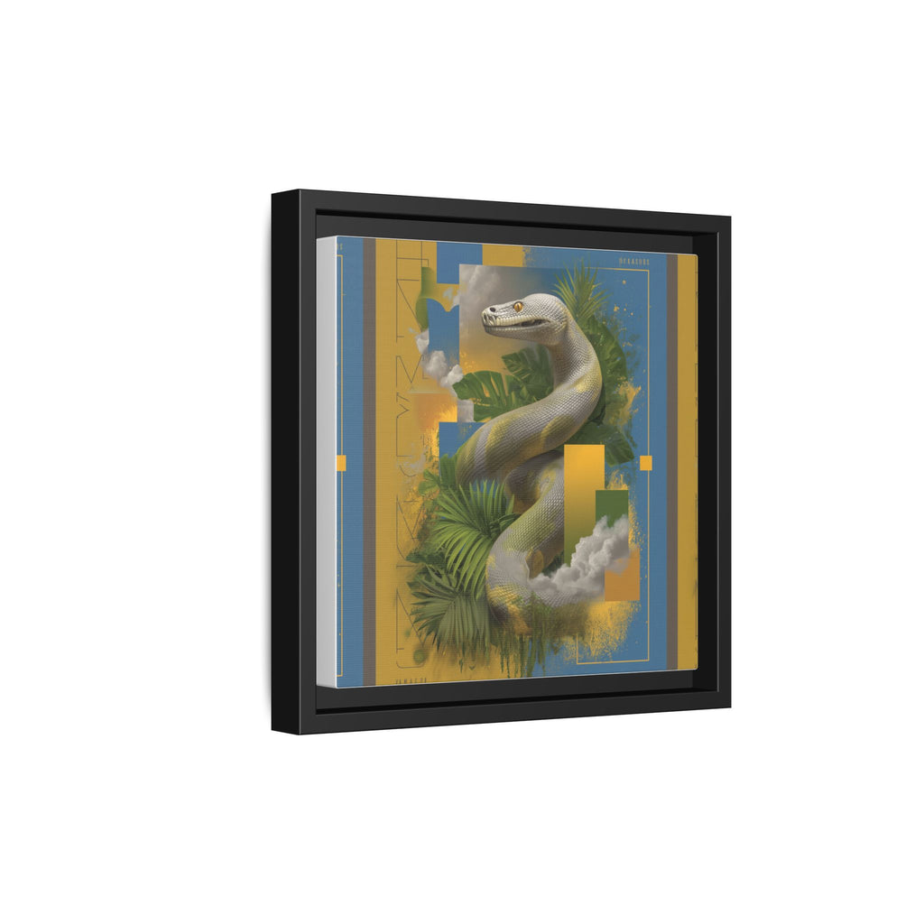 Serpent of Surreal Geometries: Tropical Hyperrealism, Digital Snake Illustration   |    Custom Orders Available