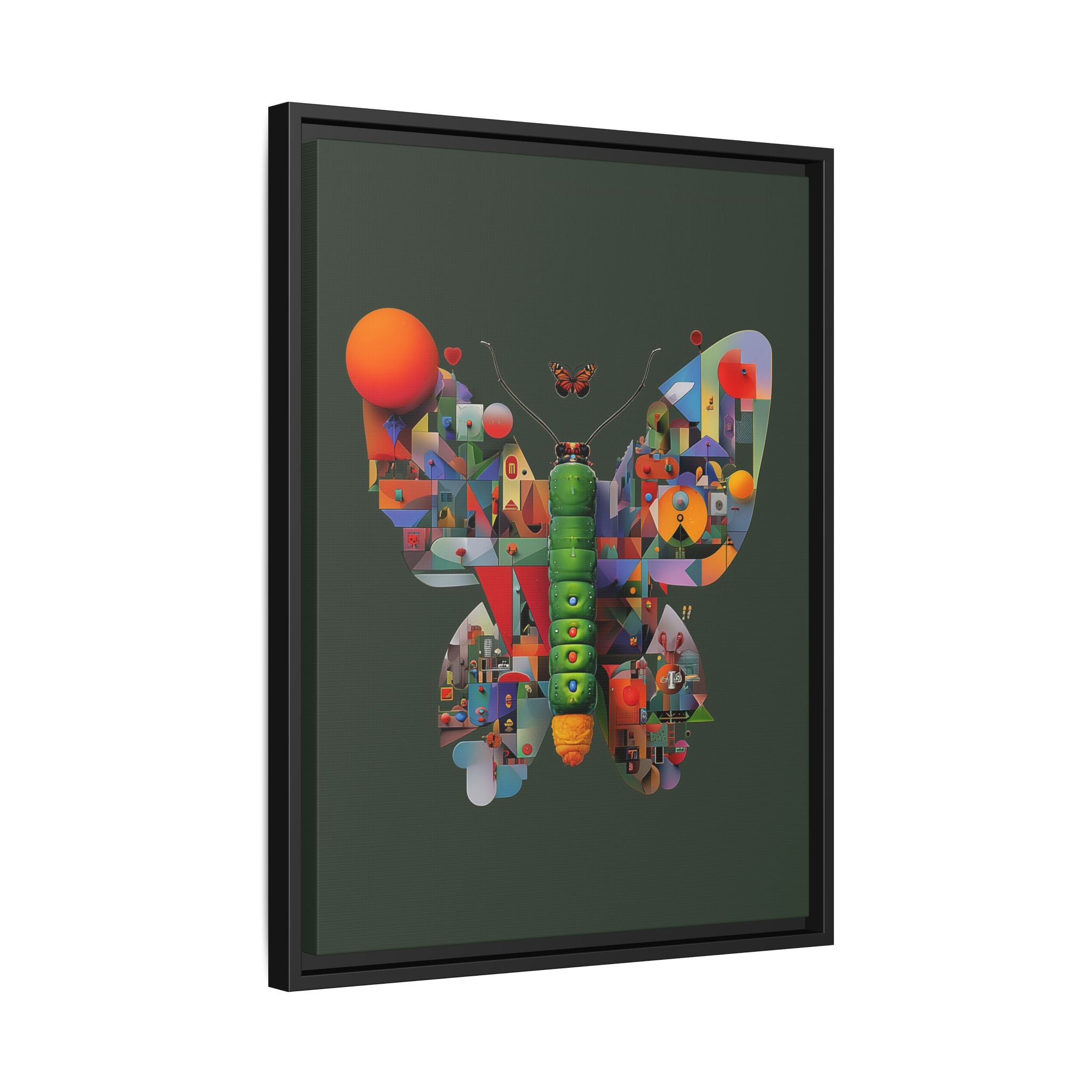 Furnie: Geometric Butterfly Mosaic, Digital Art Landscape   |    Custom Orders Available