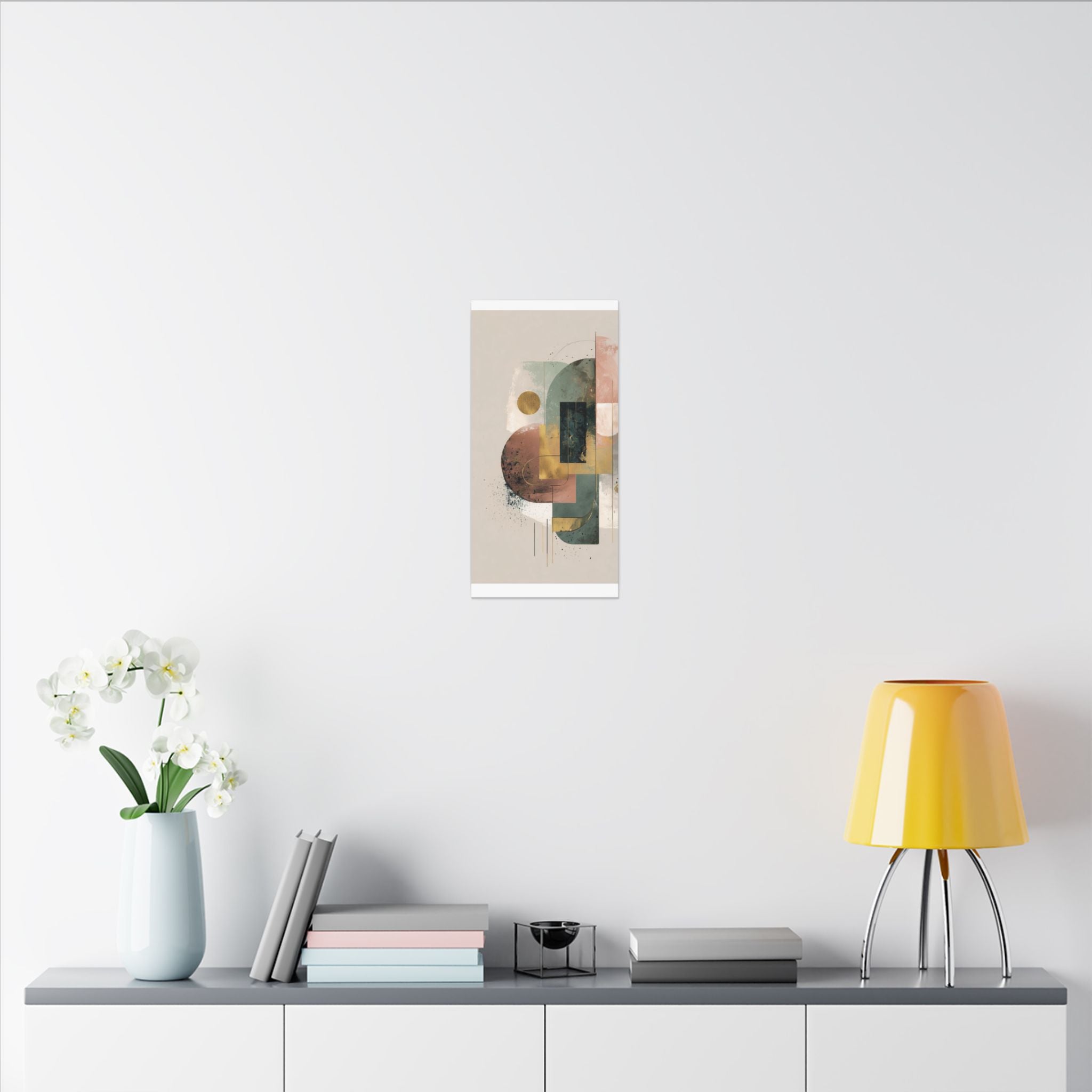 Geometric Harmony: Abstract Composition, Modernist Minimalism, Ethereal Design Layers   |   Custom Orders Accepted