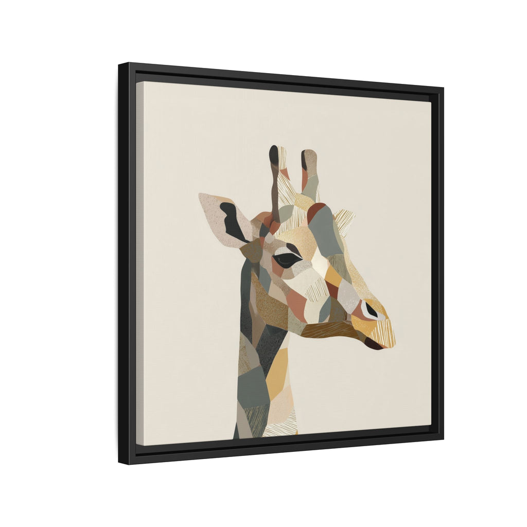 Geometric Giraffe: Cubist Wildlife Abstraction, Polygon Animal Portrait   |  Personalized & Custom Orders Available