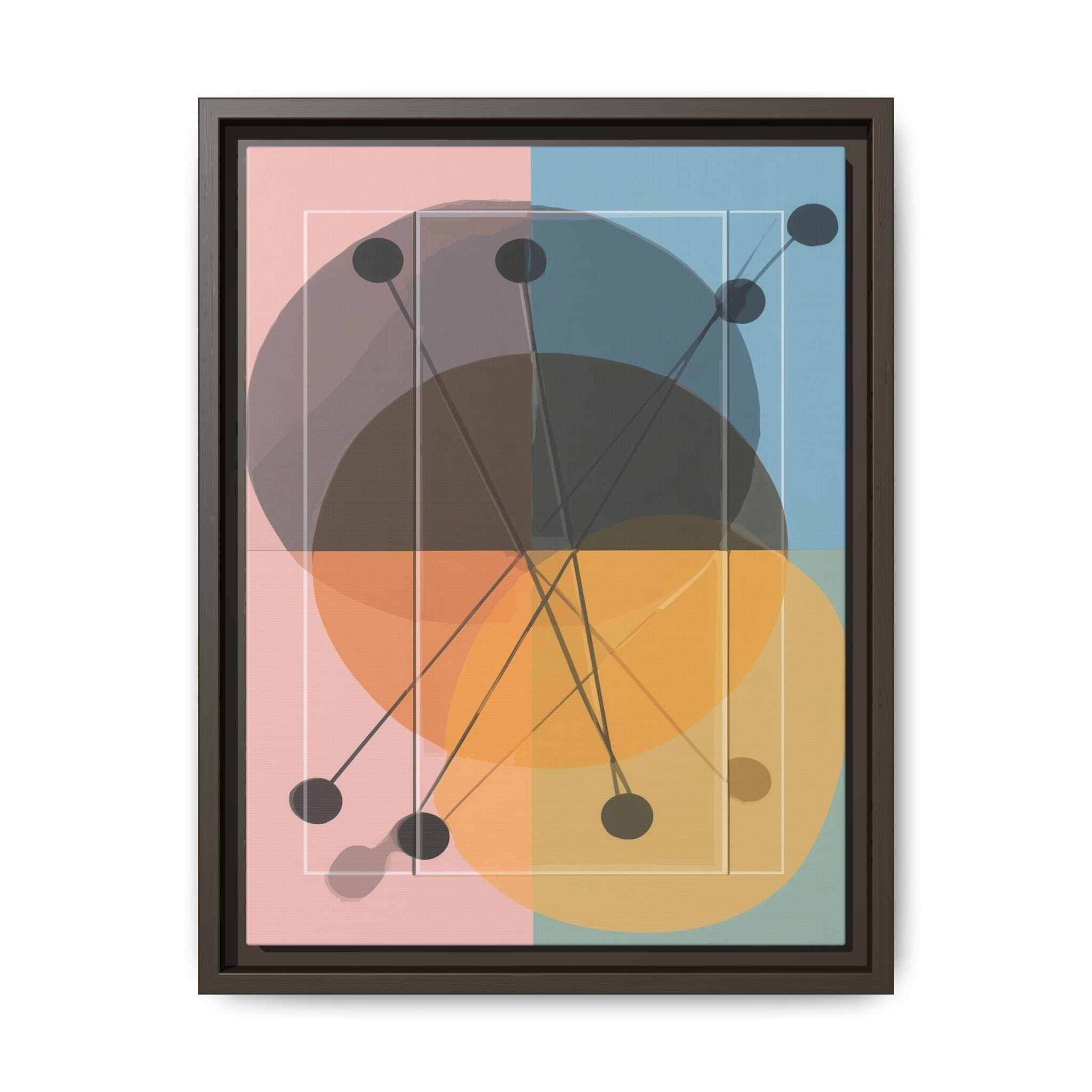 Geometric Intersections: Pastel Quadrants, Mid-Century Minimalism, Network Nodes   |   Custom Orders Accepted