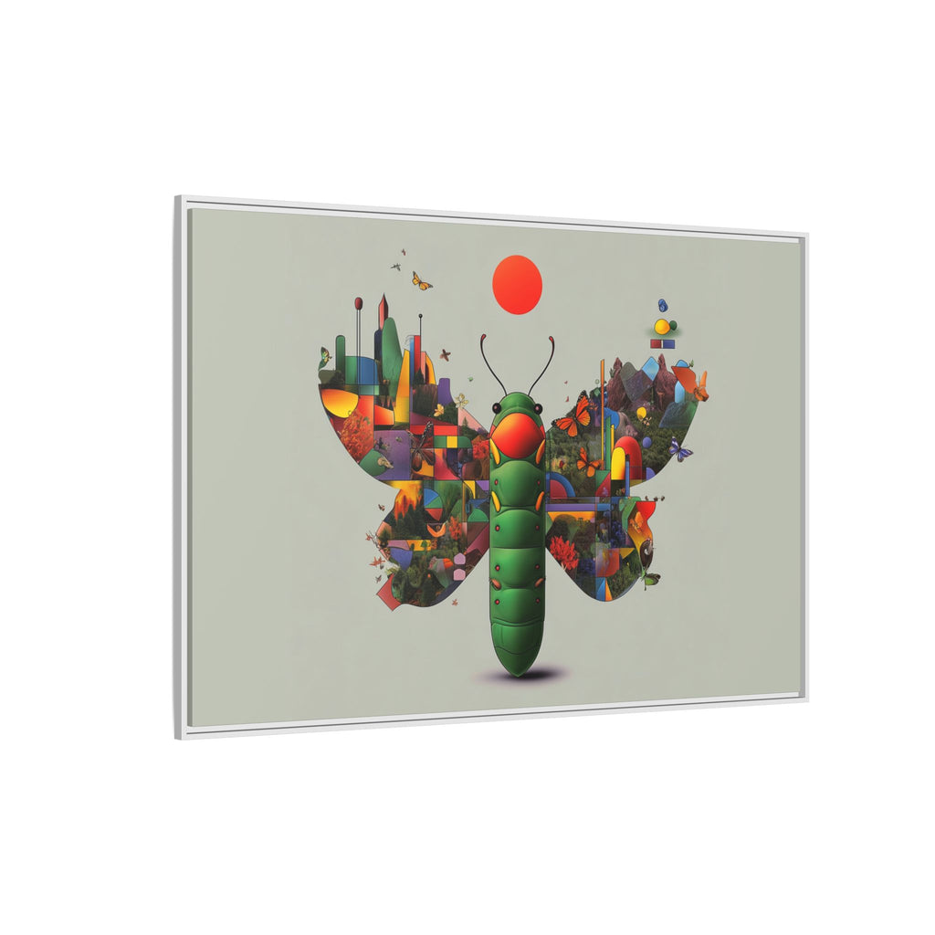 Metamorphosis of Geometry: Digital Nature Mosaic, Surreal Butterfly Landscape   |    Custom Orders Available