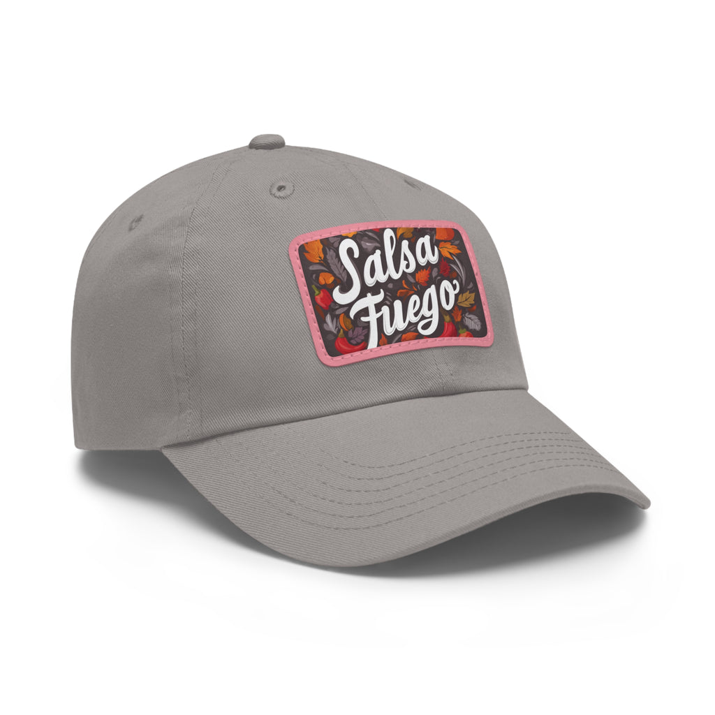 Salsa Fuego Floral Dad Hat with Leather Patch (Rectangle)