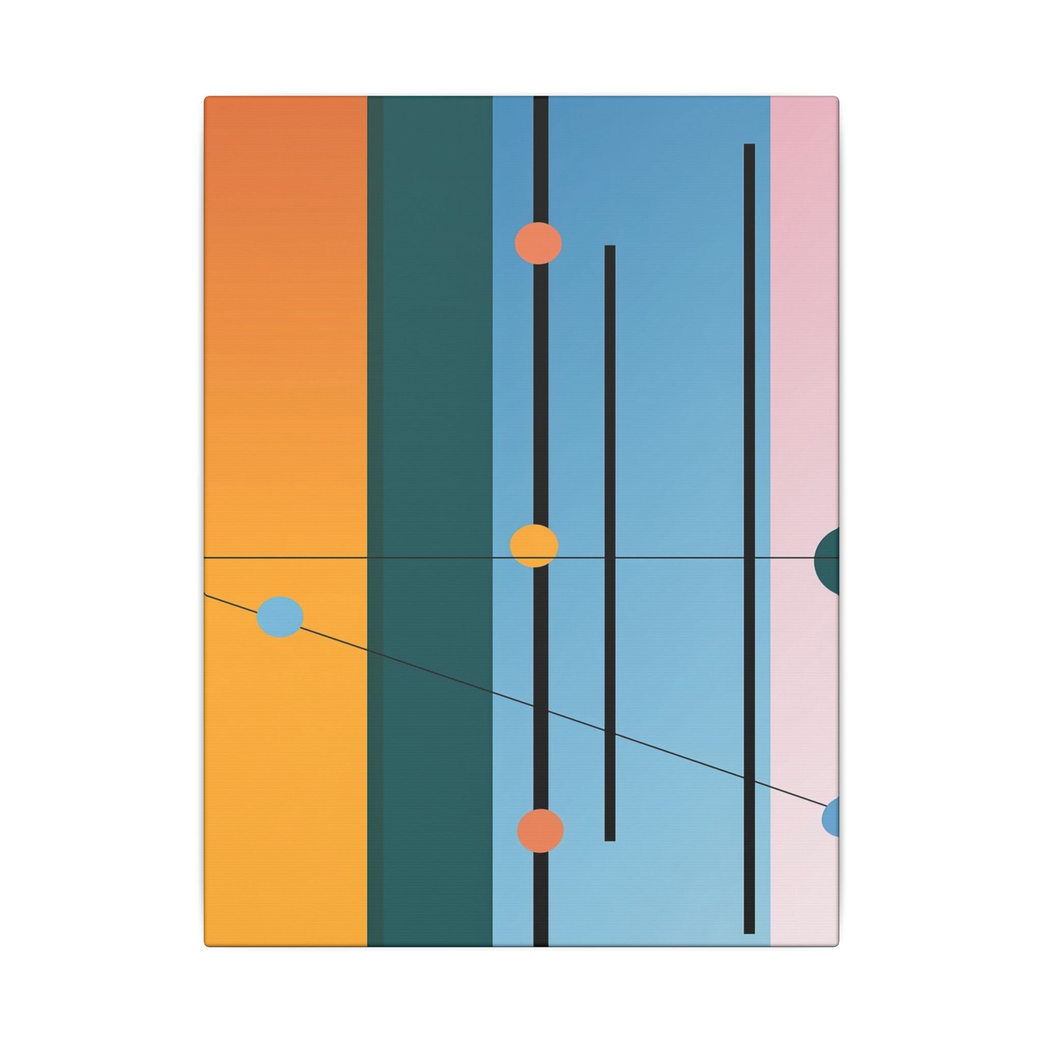 Geometric Networks: Constructivist Color Planes, Intersectional Design, Minimalist Spatial Composition   |   Custom Orders Accepted