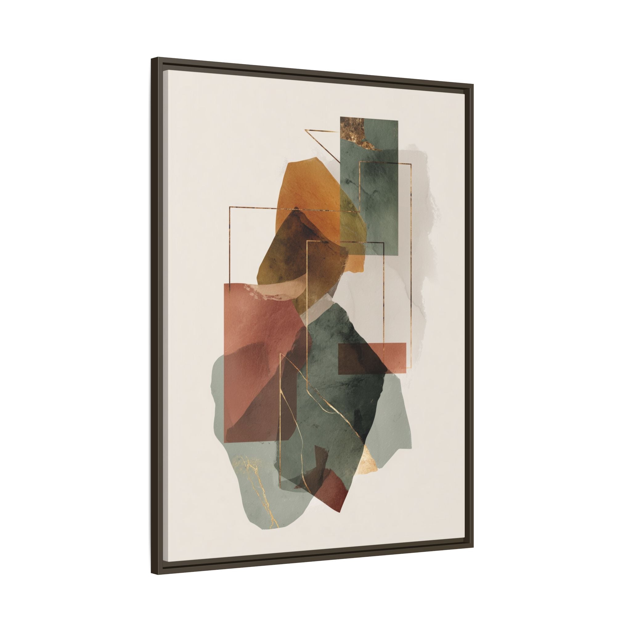 Harmonic Geometries: Architectural Abstraction, Earthy Palette, Minimalist Composition   |   Custom Orders Accepted