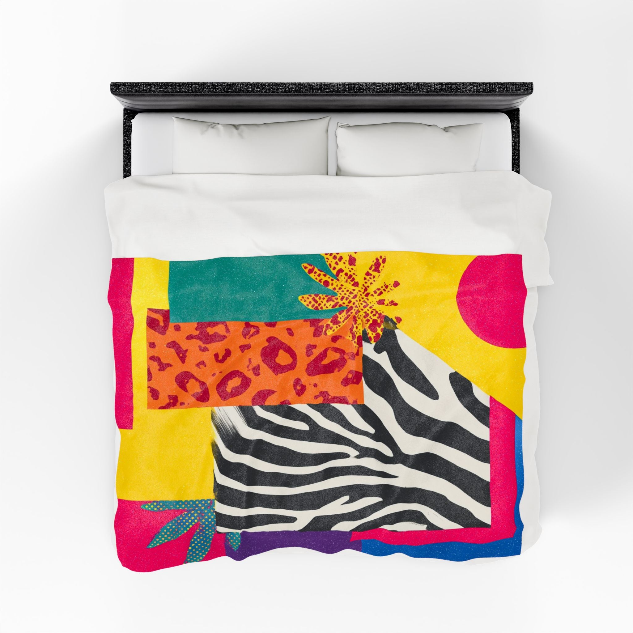 Wild Geometrics: Memphis Design Meets Animal Prints, Pop Art Color Explosion   |    Custom Orders Available