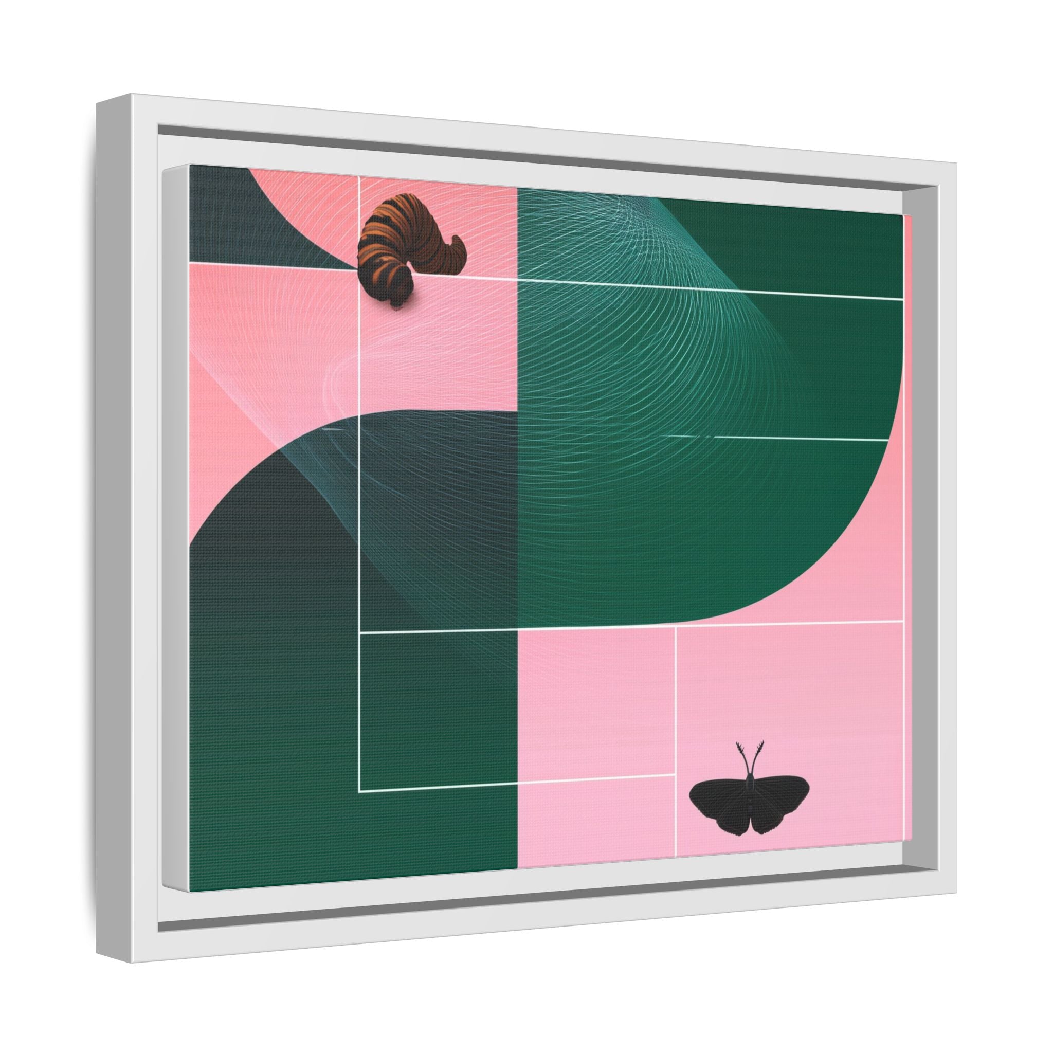 Metamorphosis in Geometric Harmony: Nature's Transformation, Abstract Design Exploration   |    Custom Orders Available