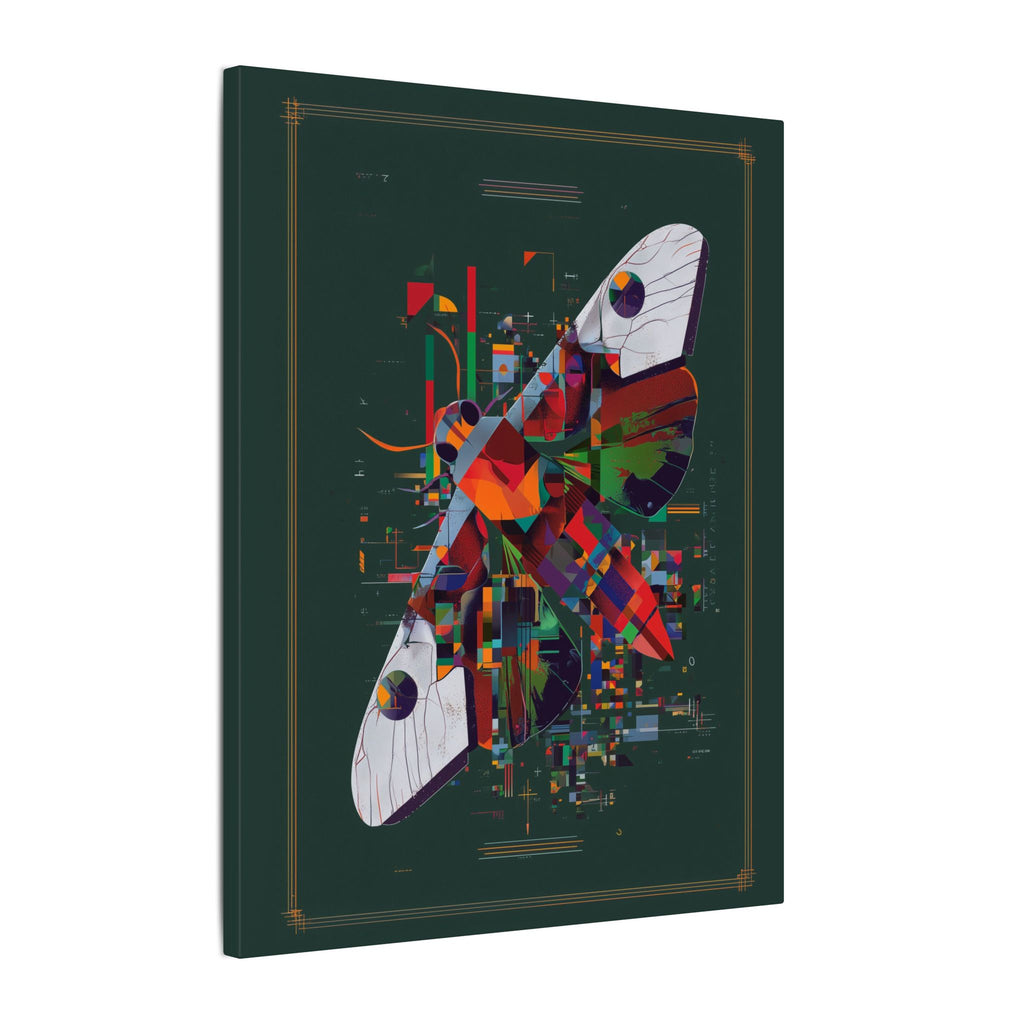 Metamorphic Geometry: Digital Cubist Butterfly, Fragmented Insect Abstraction   |    Custom Orders Available