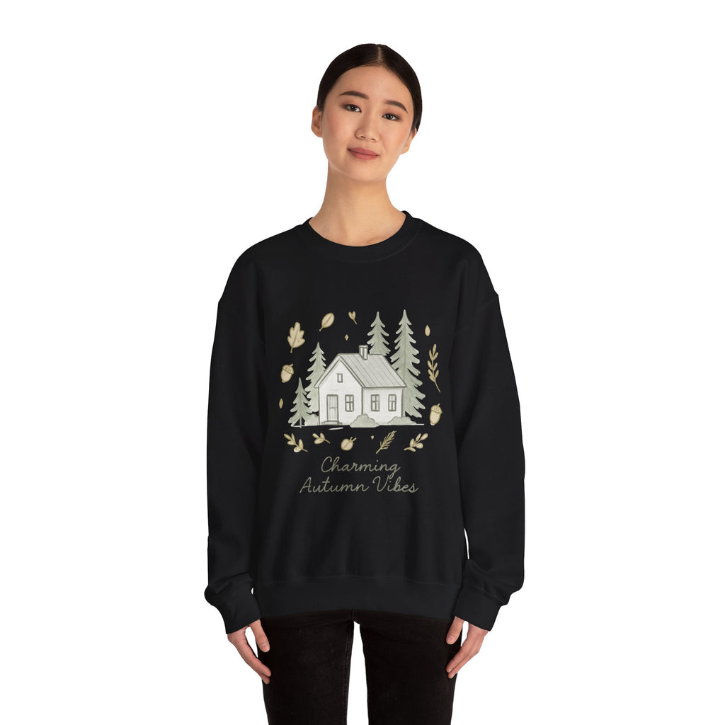 Autumn Cabin Vibes Sweatshirt - Forest Scene, 5 colours