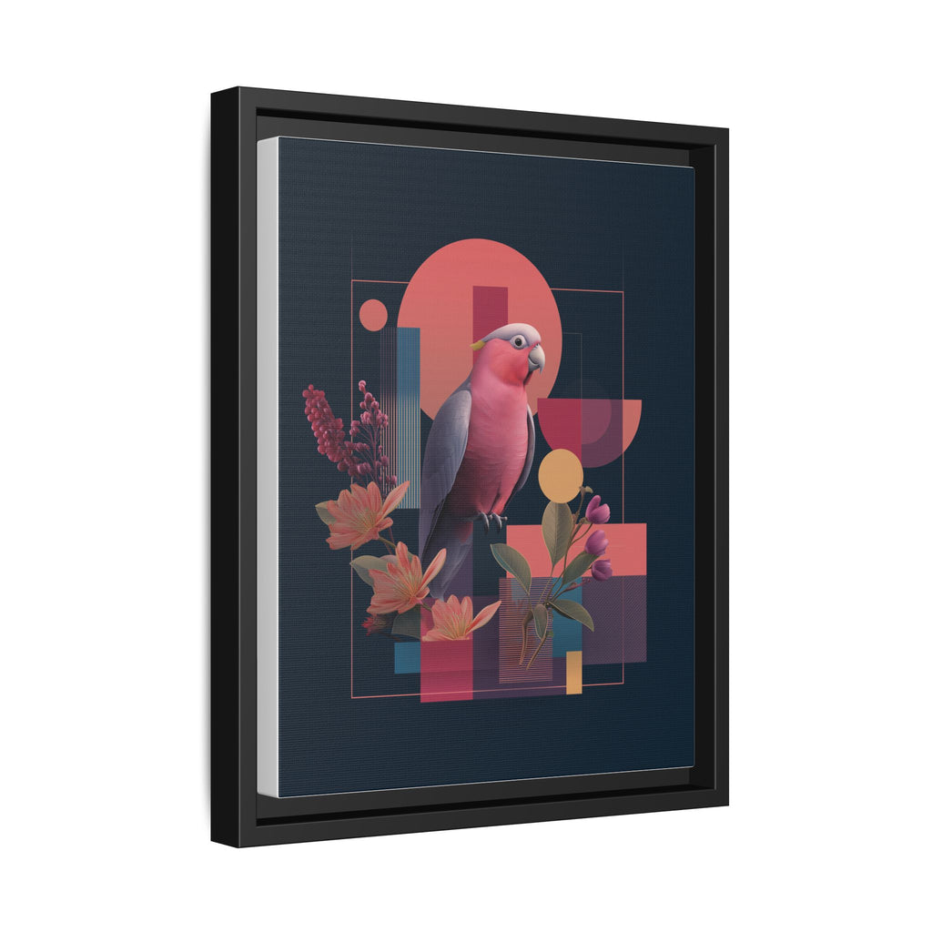 Geometric Rose Galah: Digital Art Deco, Retro-Futuristic Parrot Composition   |    Custom Orders Available