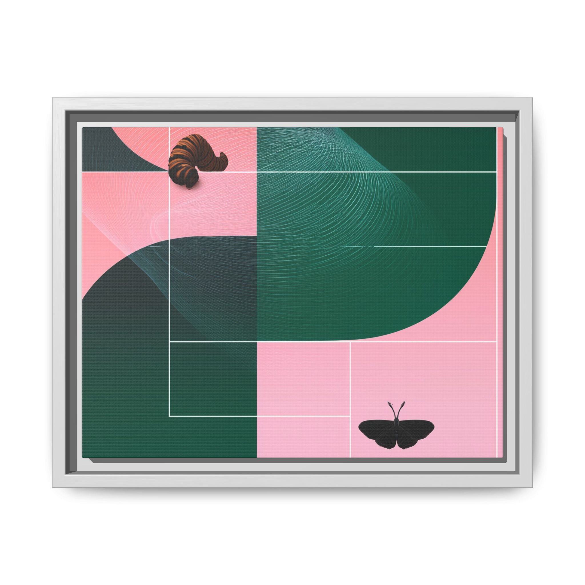 Metamorphosis in Geometric Harmony: Nature's Transformation, Abstract Design Exploration   |    Custom Orders Available