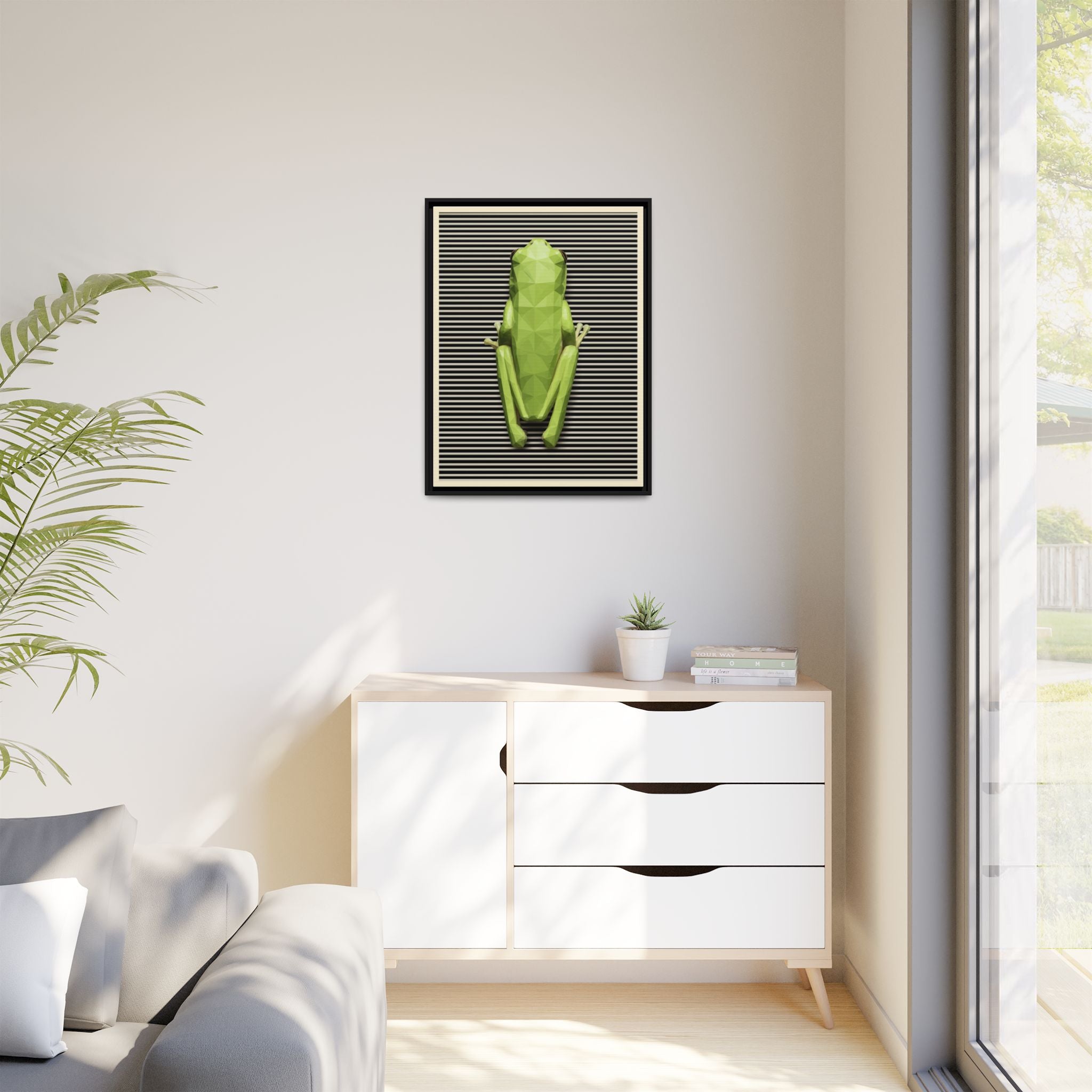 Geometric Amphibian: Low-Poly Frog Design, Digital Art Minimalism   |  Personalized & Custom Orders Available