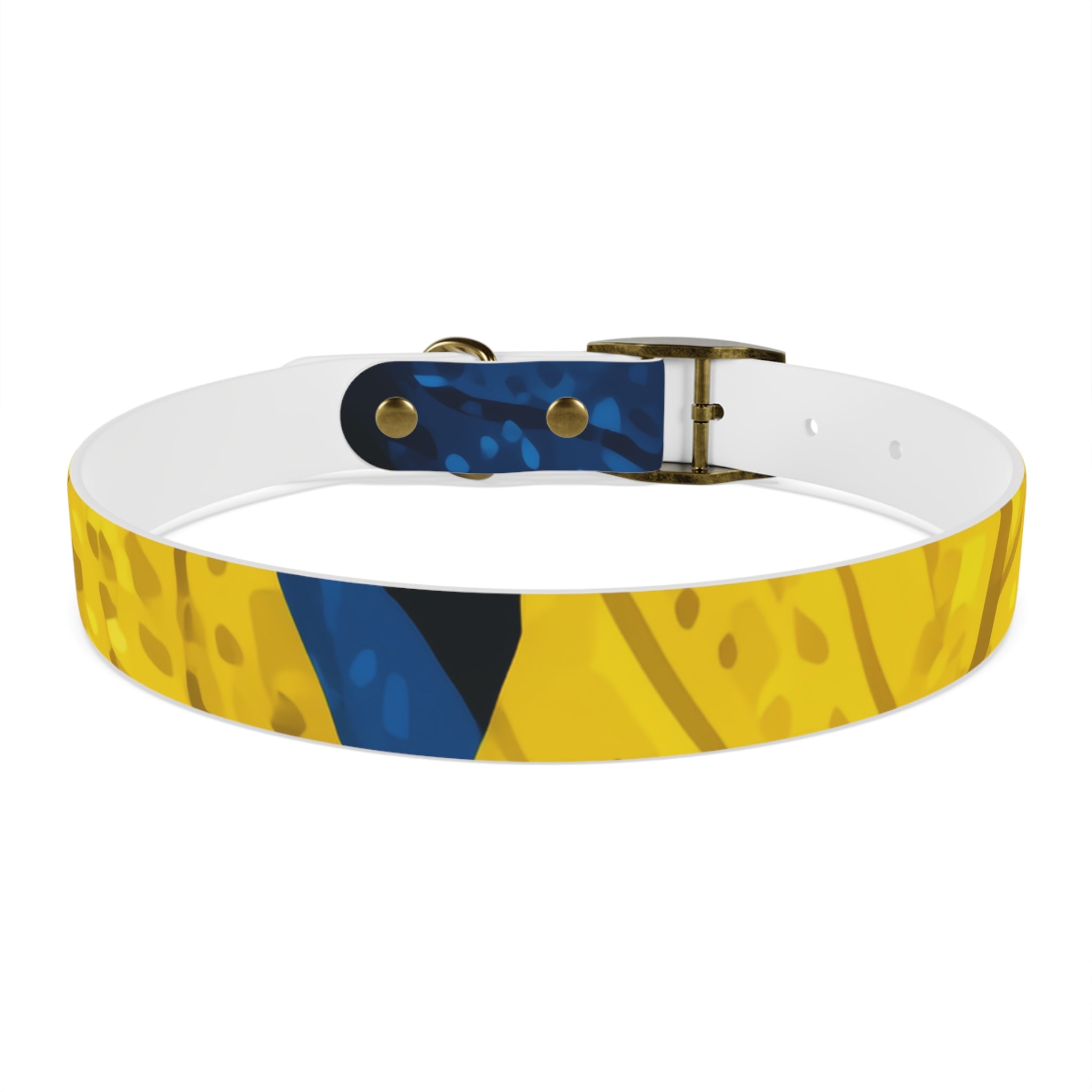 Colorful Colombian Abstract Dog Collar — Vibrant Ethnic Pattern Pet Collar