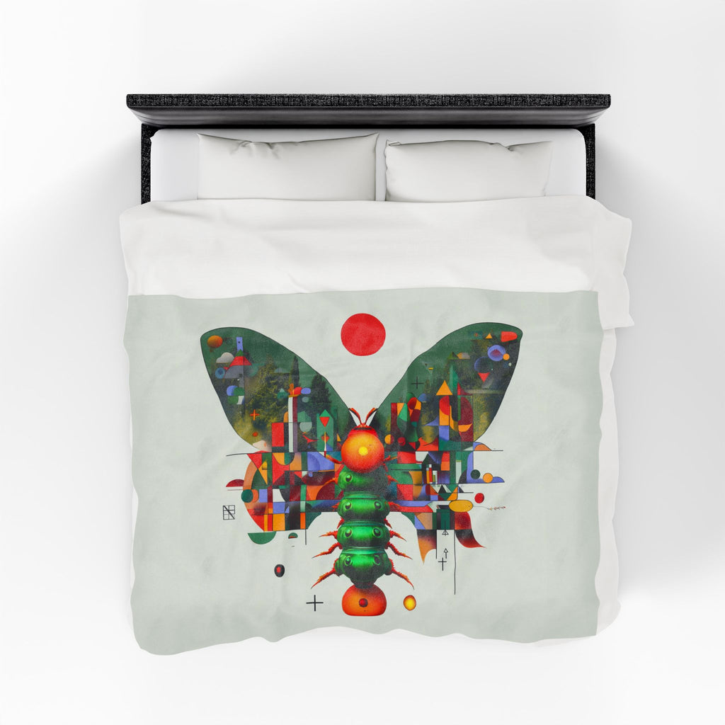 Geometric Butterfly Metamorphosis: Digital Cubist Nature Art, Architectural Insect Composition   |    Custom Orders Available