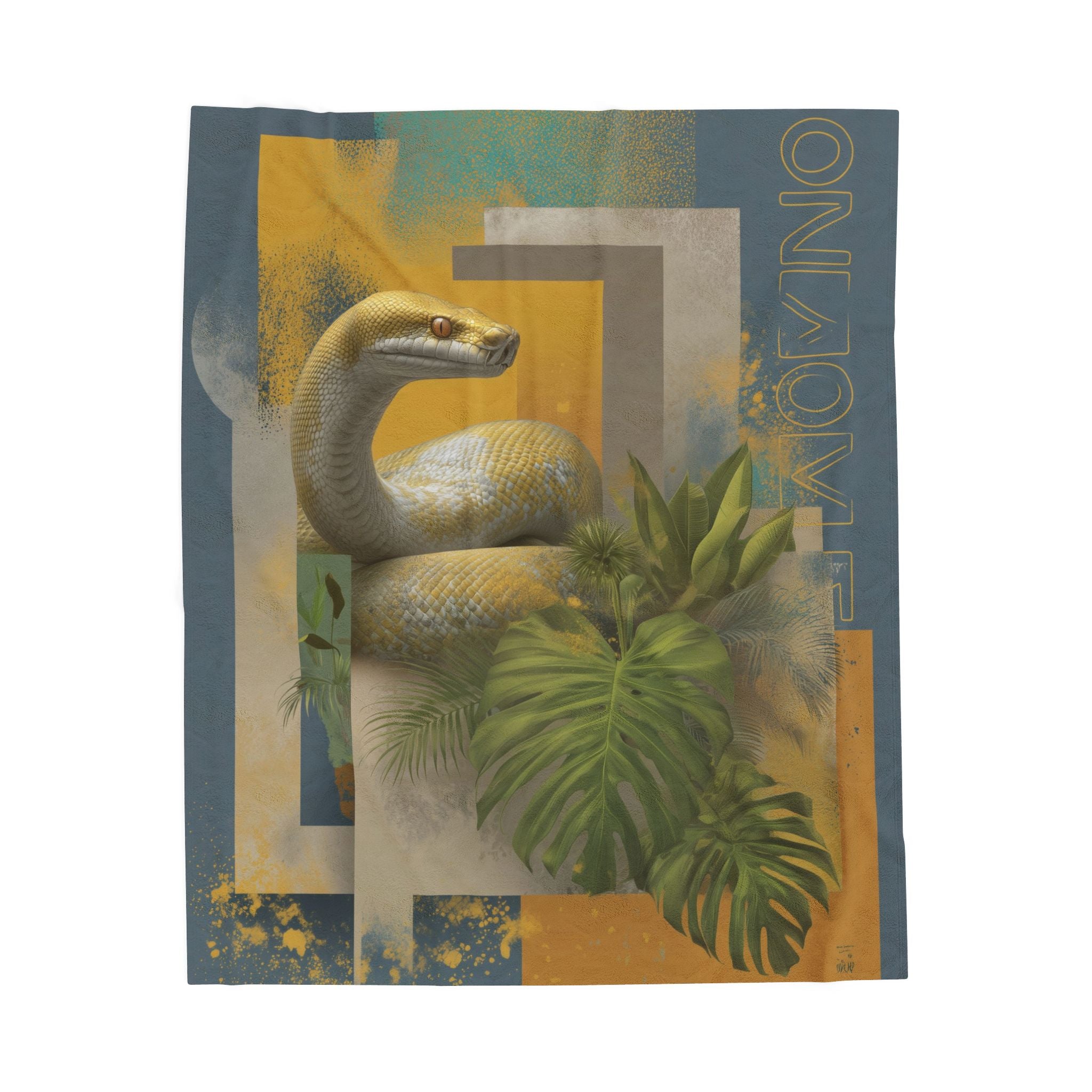 Serpent's Geometry: Digital Wildlife Fusion, Hyper-Realistic Tropical Composition   |    Custom Orders Available