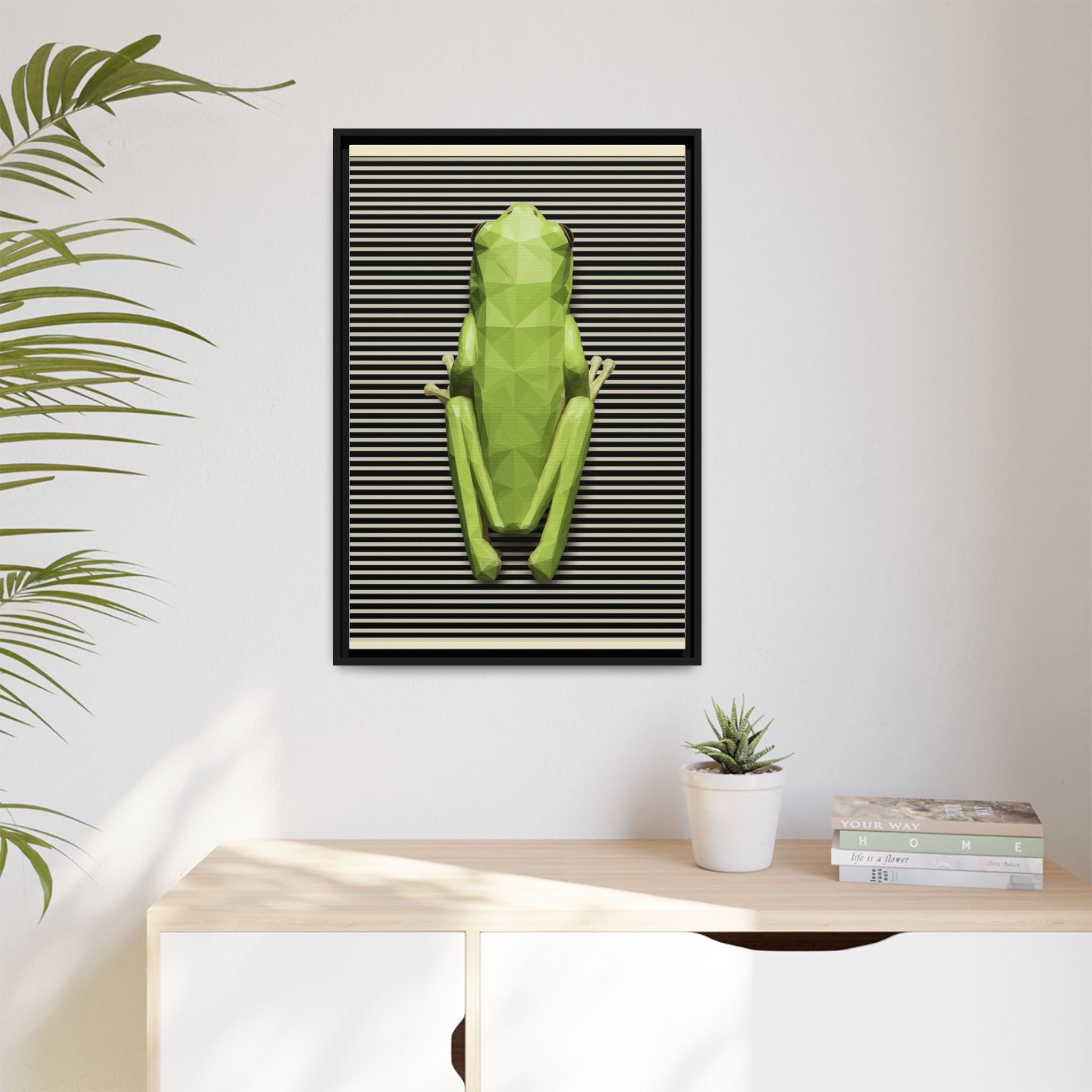 Geometric Amphibian: Low-Poly Frog Design, Digital Art Minimalism   |  Personalized & Custom Orders Available