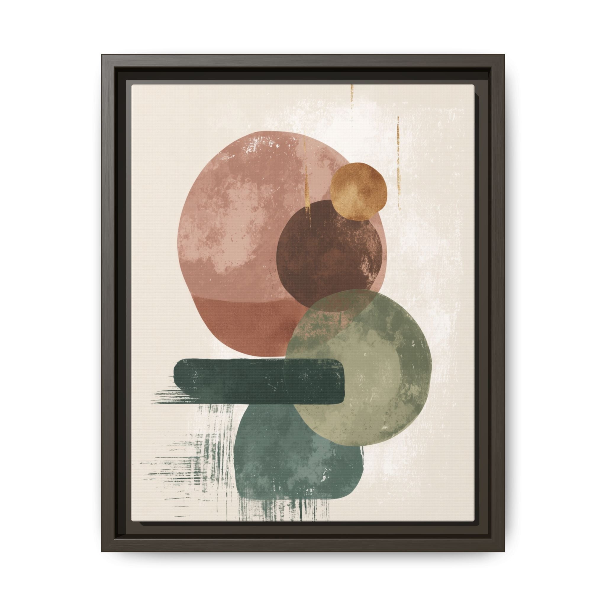 Organic Intersections: Watercolor Abstraction, Earth Tone Composition, Modern Minimalist Art   |   Custom Orders Accepted