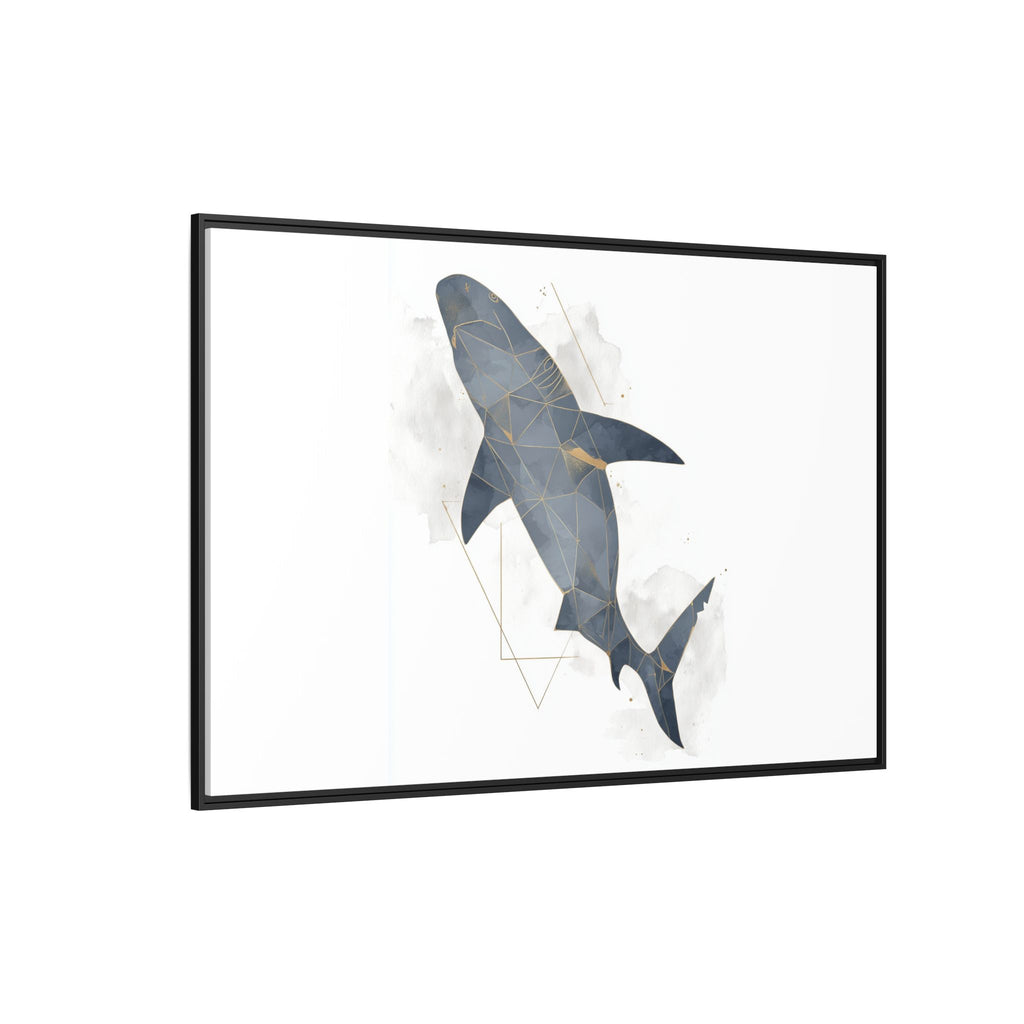 Aquatic Geometry: Shark Polygon Abstraction, Oceanic Digital Art   |  Personalized & Custom Orders Available