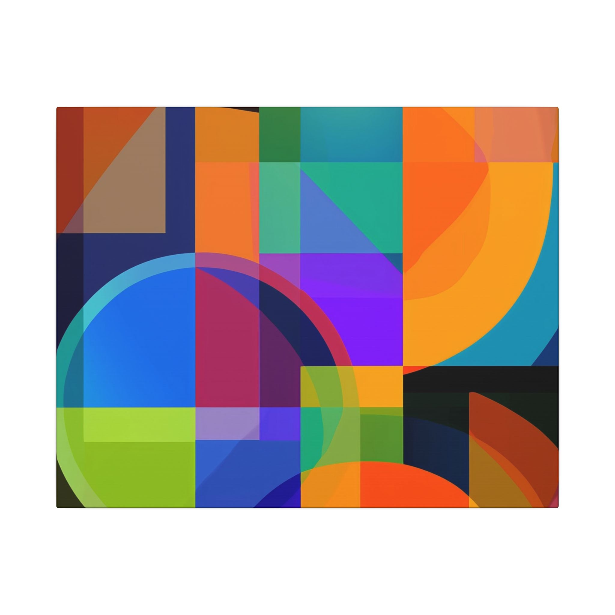 Geometric Intersections: Cubist Color Dynamics, Abstract Constructivist Design, Layered Chromatic Composition   |   Custom Orders Accepted