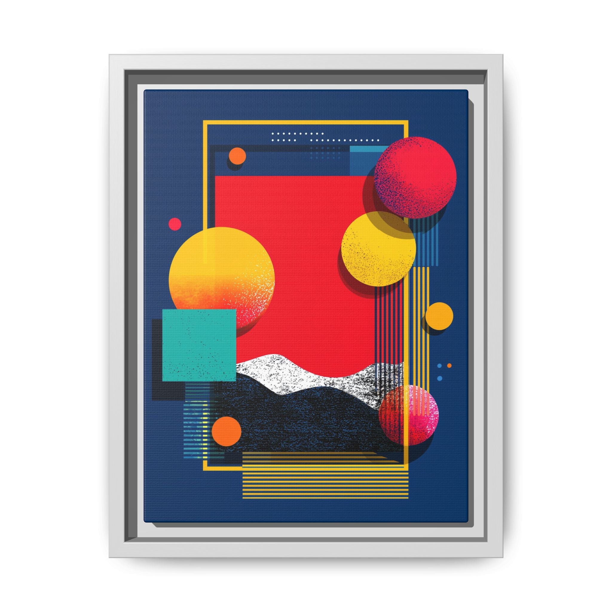 Geometric Horizons: Abstract Landscape Composition, Modernist Digital Art, Colorful Geometric Design   |   Custom Orders Accepted