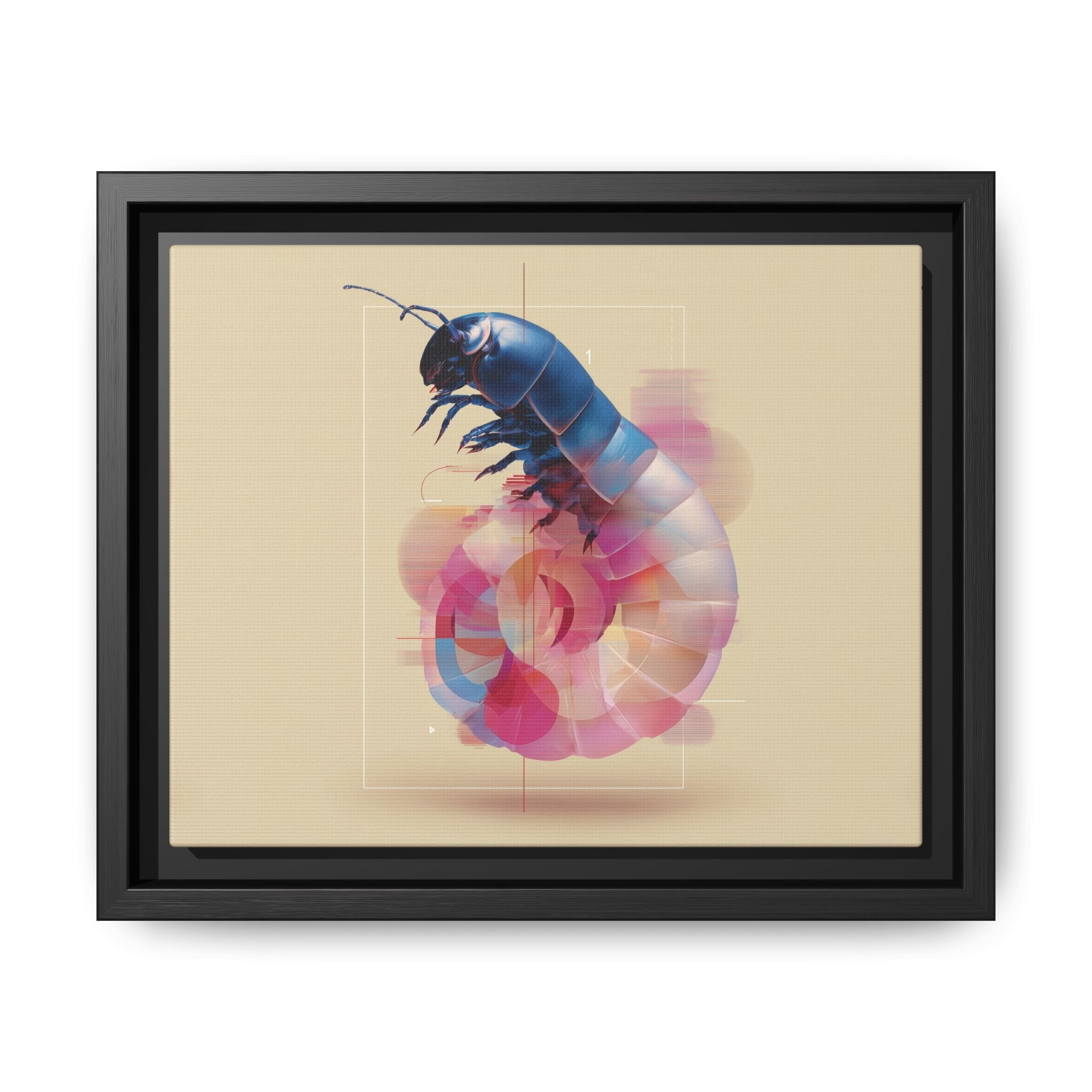 Exoskeleton Cipher: Digital Insect Rendering, Geometric Glitch Art   |    Custom Orders Available