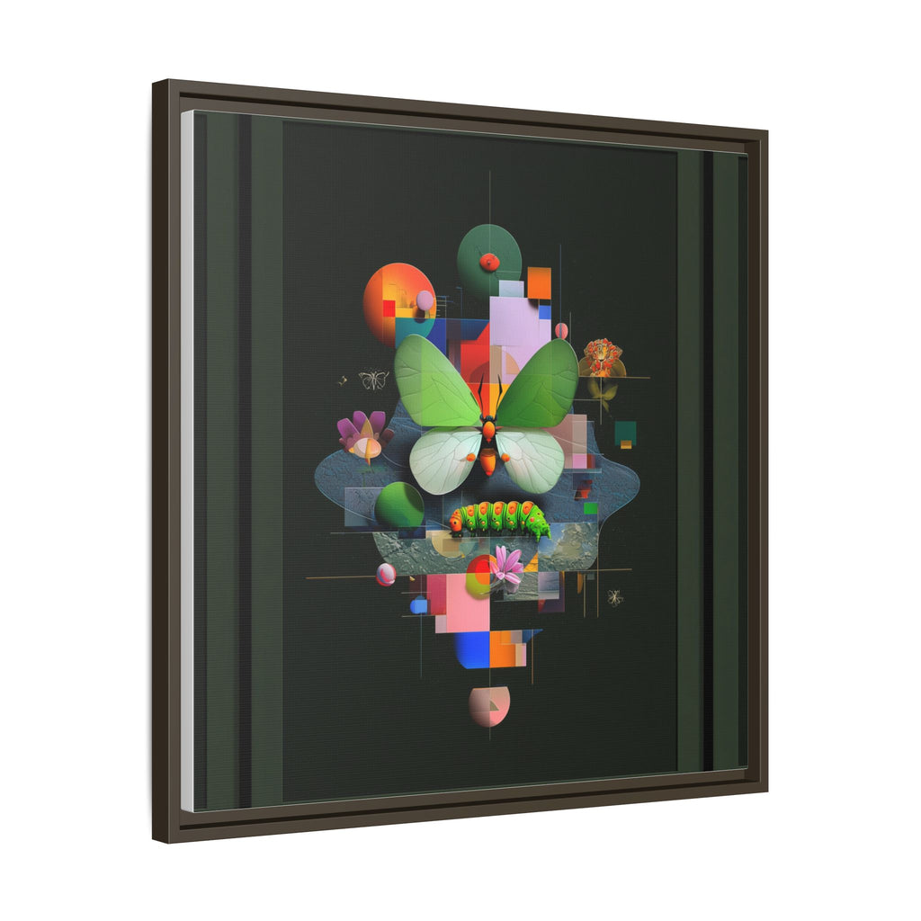 Metamorphosis Geometry Framed Print : Digital Nature Synthesis, Butterfly Abstraction   |  Personalized & Custom Orders Available