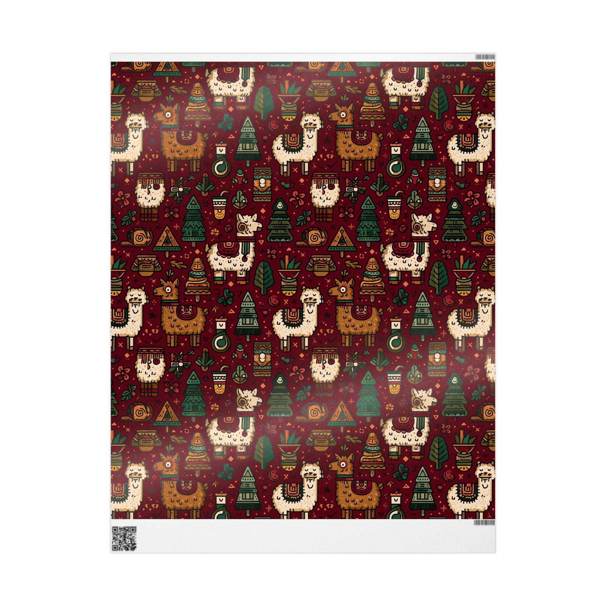 Wrapping Paper, Peruvian Style, Llamas & Alpacas, Inca Design, Gift Wrap, Holiday Gift Wrap, Party Supplies, Decorative Paper, Crafting