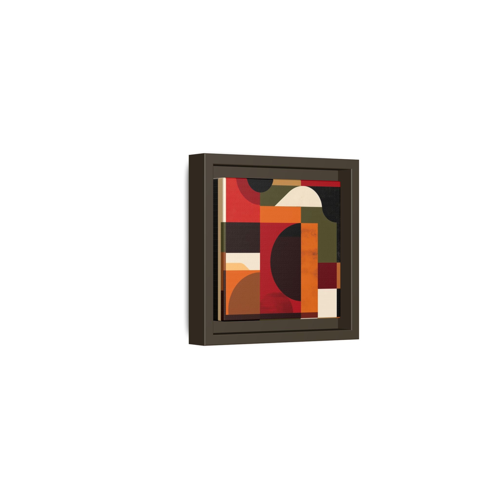 Geometric Convergence: Abstract Bauhaus Design, Constructivist Color Blocks, Architectural Art Composition   |   Custom Orders Accepted