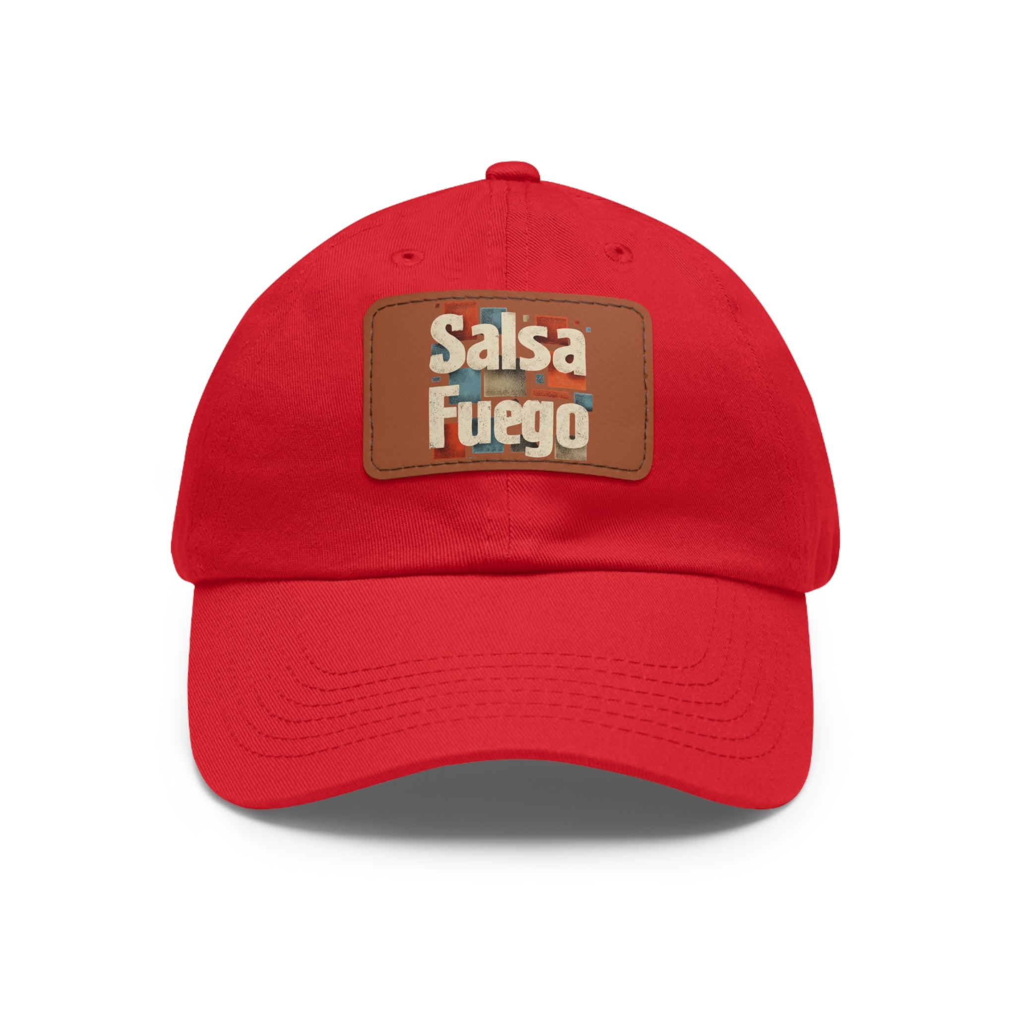 Salsa Fuego Geometric Dad Hat with Leather Patch (Rectangle)