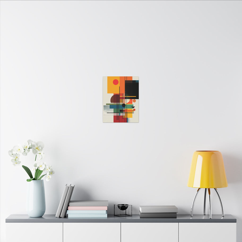 Geometric Harmony: Bauhaus Intersections, Constructivist Layers, Abstract Color Blocks   |   Custom Orders Accepted