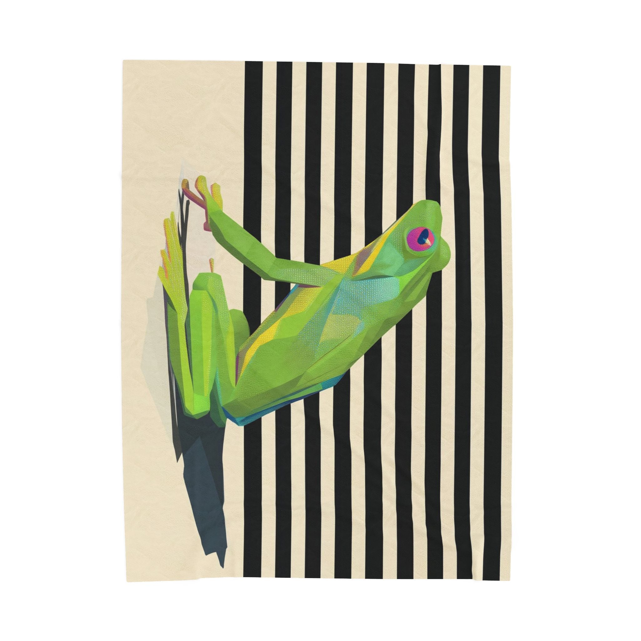 Geometric Frog: Modern Nature Design, Graphic Art Illustration   |    Custom Orders Available