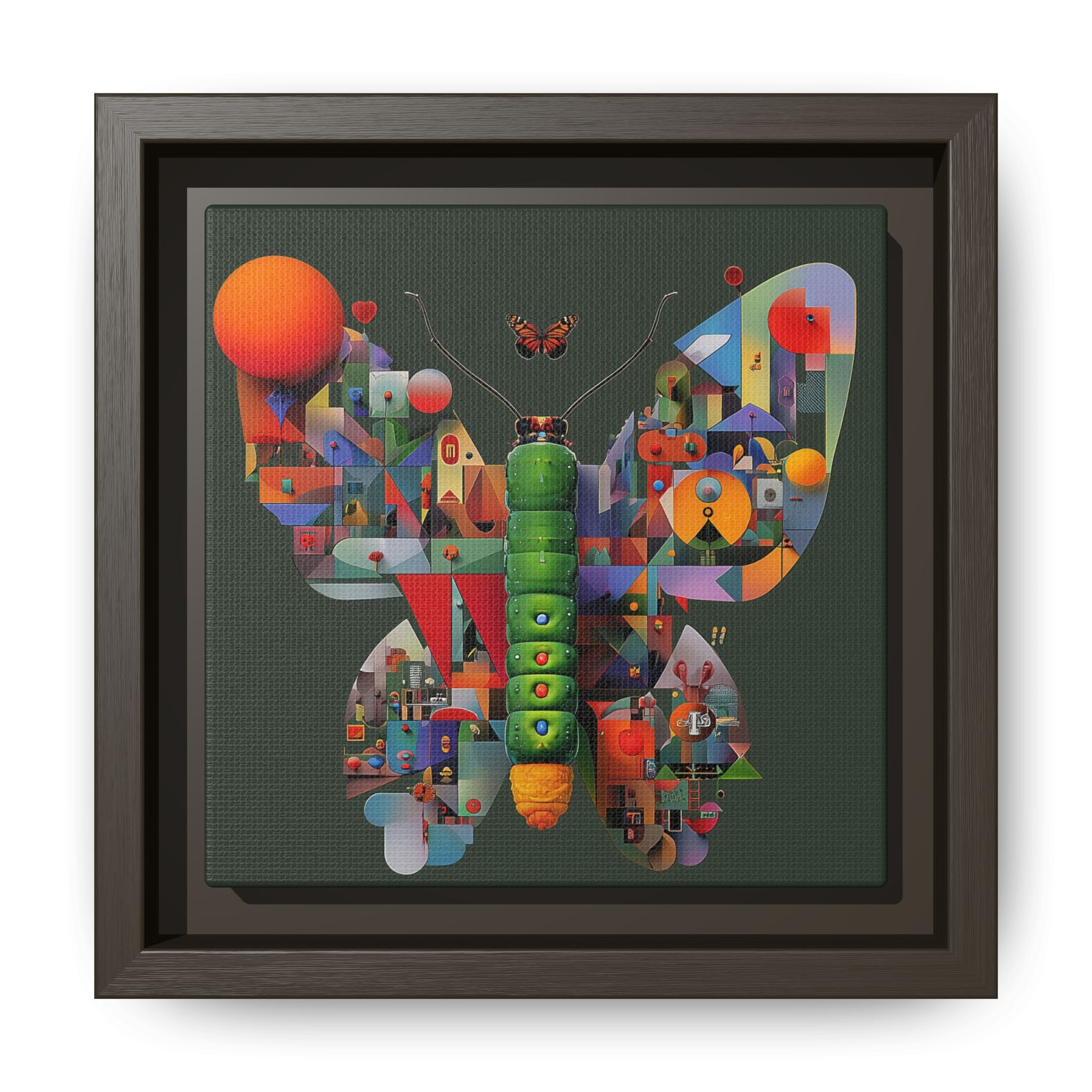 Furnie: Geometric Butterfly Mosaic, Digital Art Landscape   |    Custom Orders Available