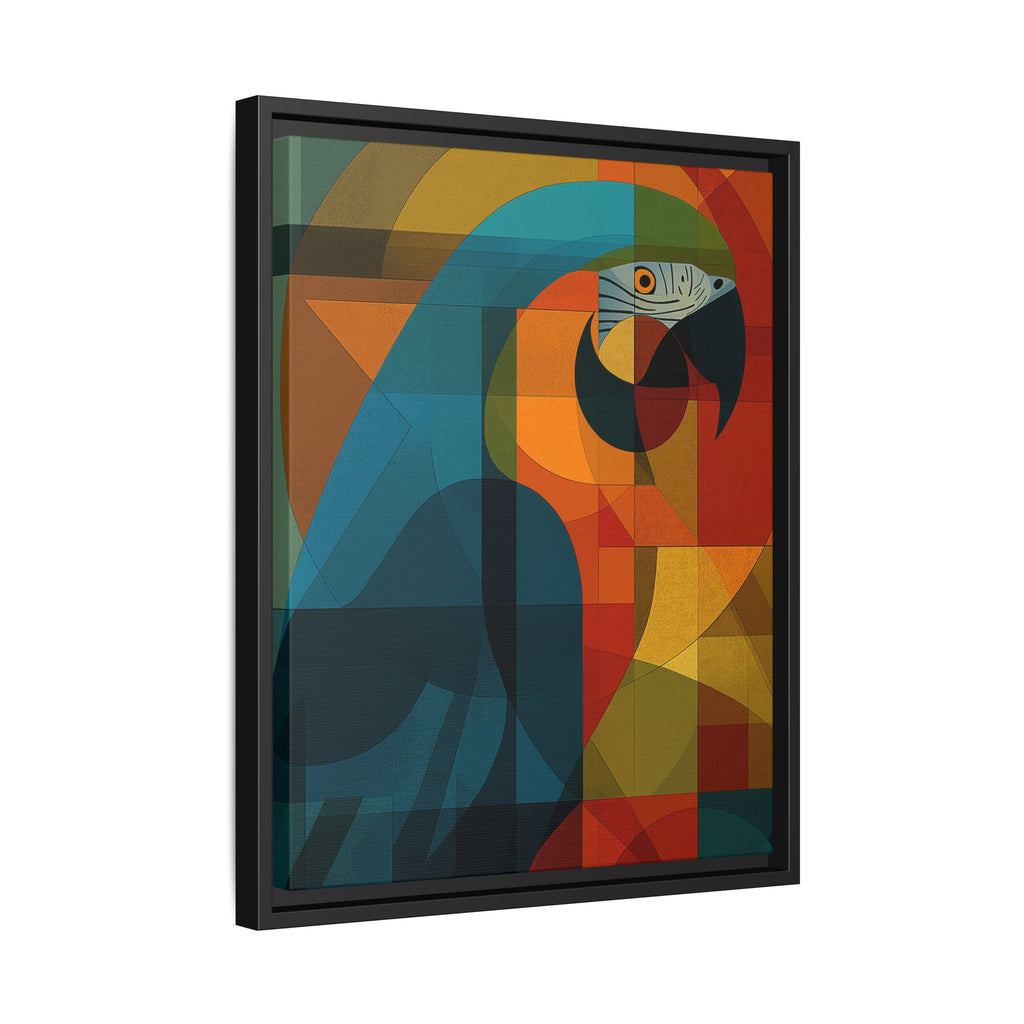 Cubist Parrot Prisma: Geometric Bird Art, Modernist Color Block Design   |    Custom Orders Available