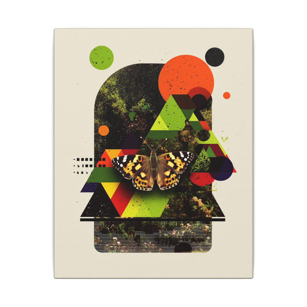 Metamorphic Geometry: Digital Nature Collage, Butterfly Kaleidoscope   |    Custom Orders Available