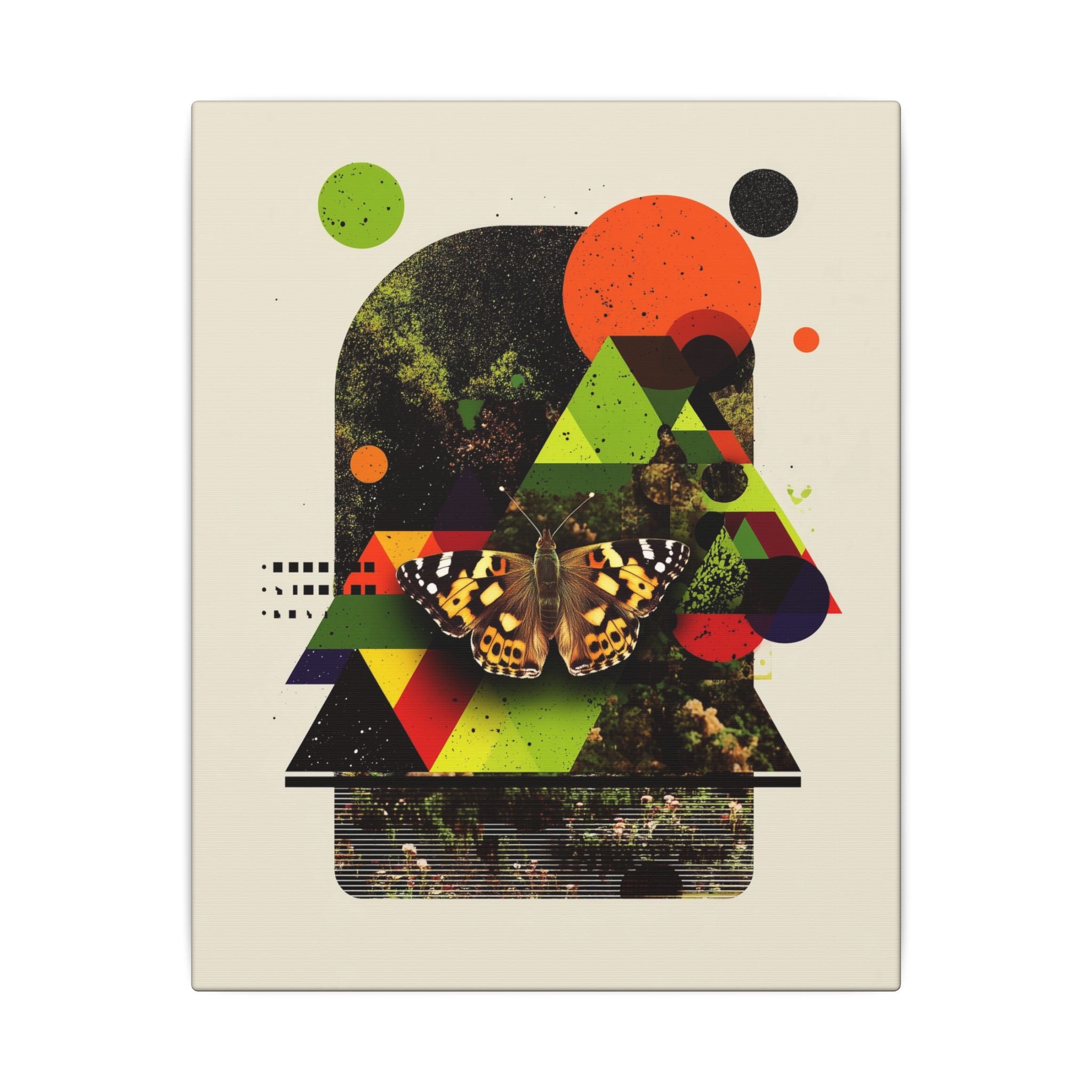 Metamorphic Geometry: Digital Nature Collage, Butterfly Kaleidoscope   |    Custom Orders Available