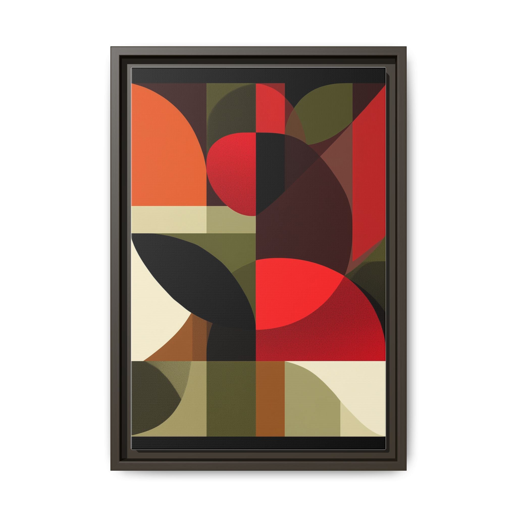 Geometric Fusion: Modern Abstract Composition, Cubist Color Blocks, Architectural Form Harmony   |   Custom Orders Accepted