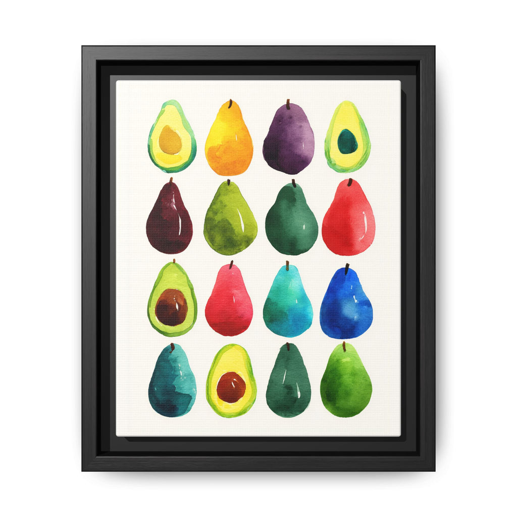 Copy of Colorful Chili Pepper Framed Canvas Print — Vibrant Kitchen Wall Art
