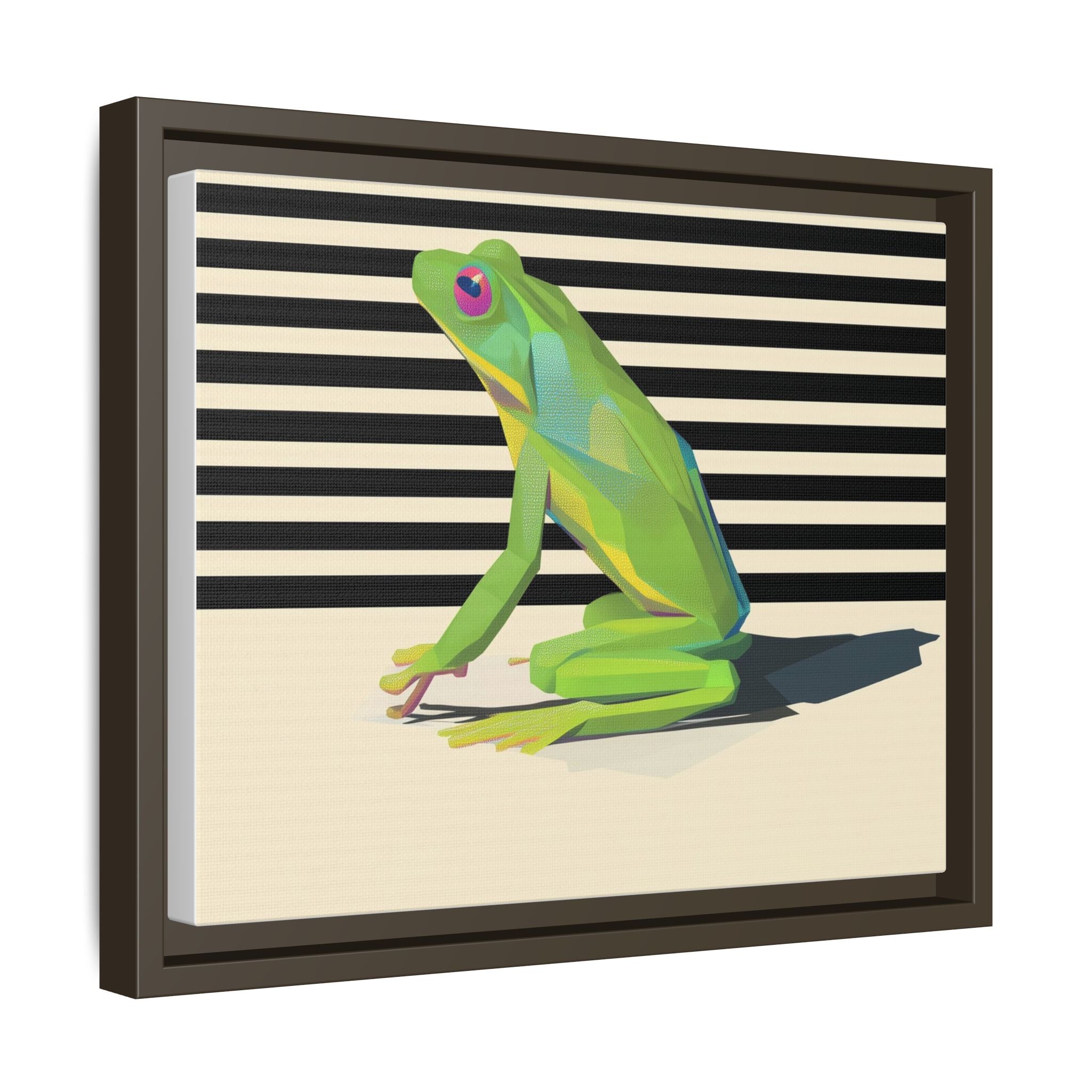 Geometric Amphibian: Stylized Frog Design, Modern Minimalist Art Print   |    Custom Orders Available