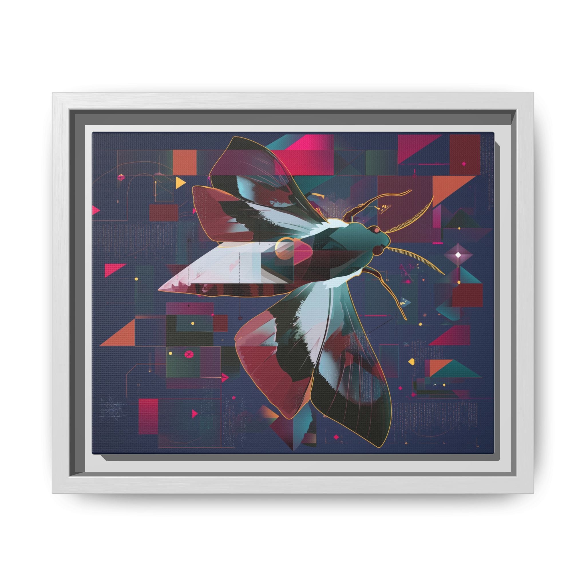 Digital Metamorphosis: Geometric Butterfly, Technological Nature   |    Custom Orders Available