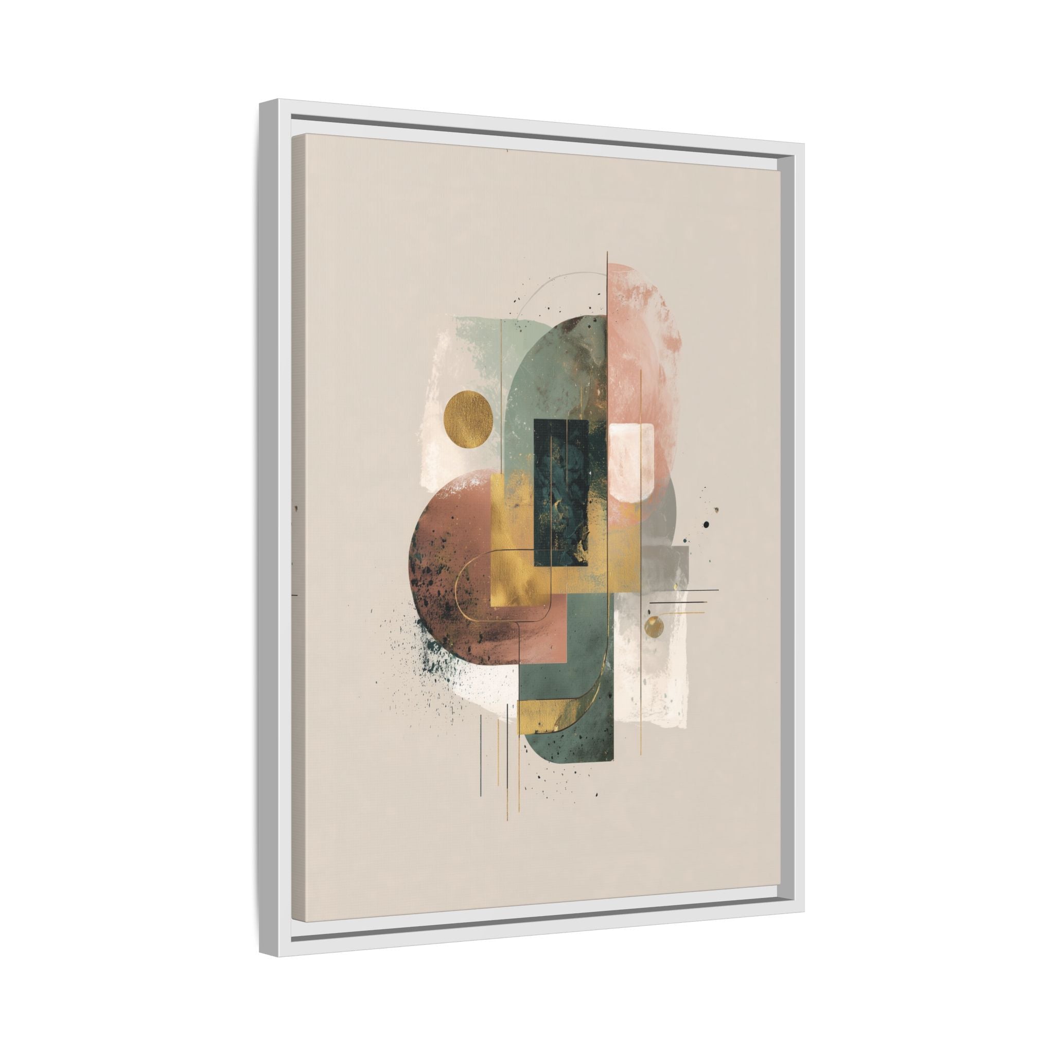 Organic Geometries: Fragmented Forms, Digital Abstract Composition, Layered Minimalist Art   |   Custom Orders Accepted